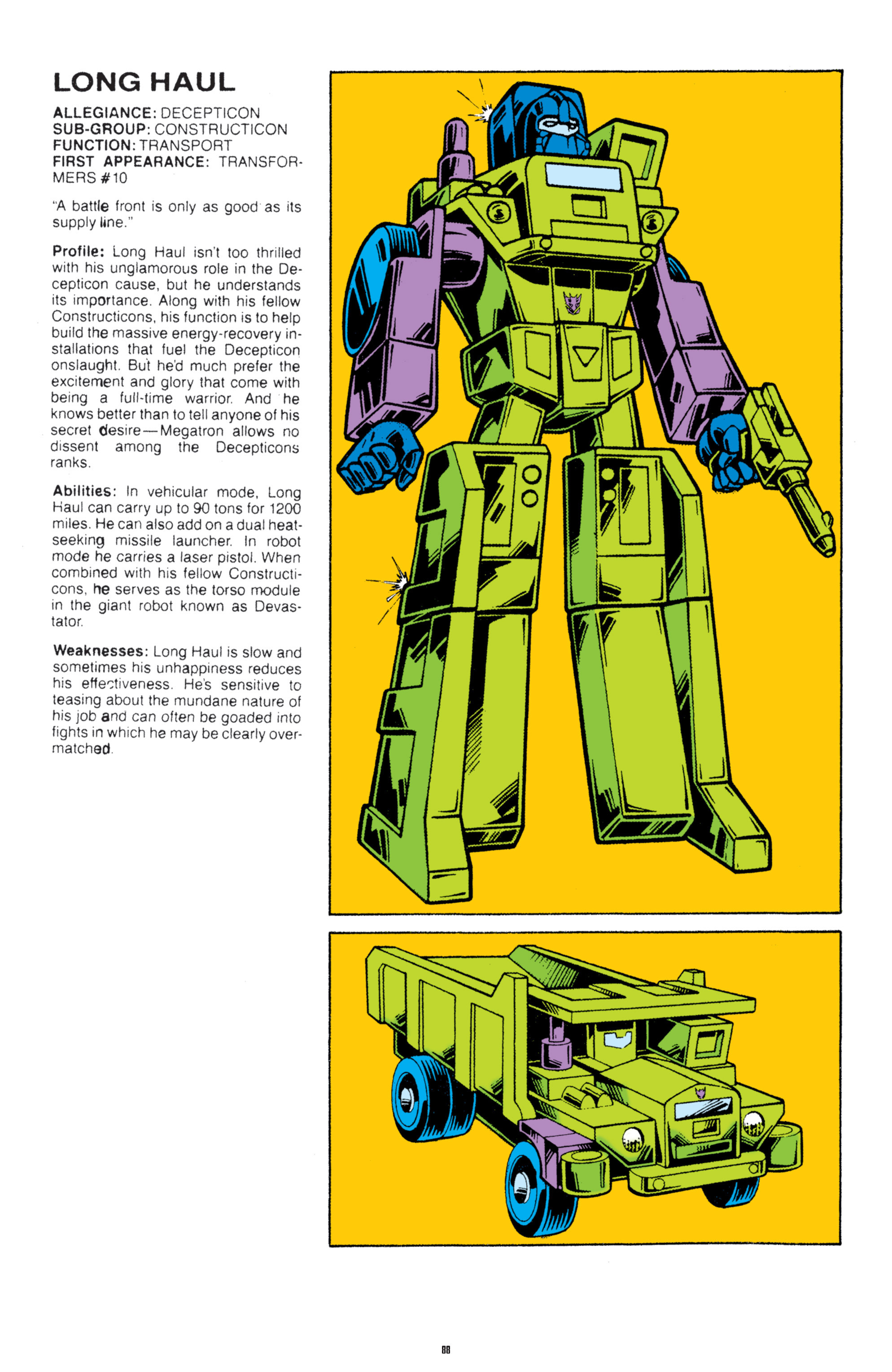 Read online The Transformers Classics comic -  Issue # TPB 8 - 87