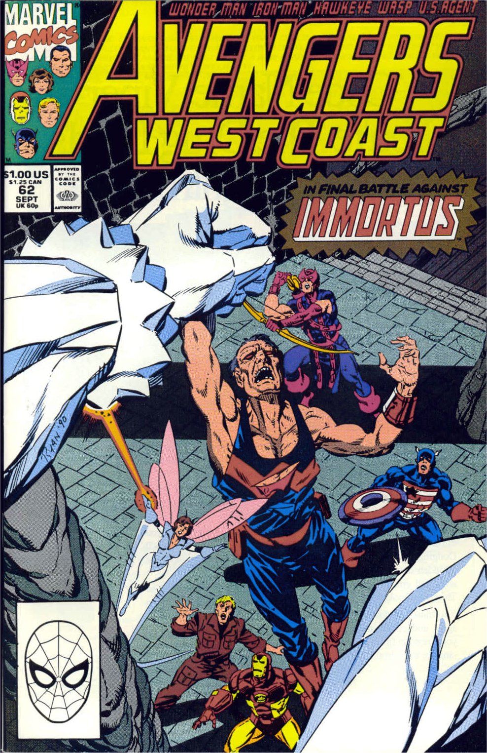 Avengers West Coast (1989) issue 62 - Page 1