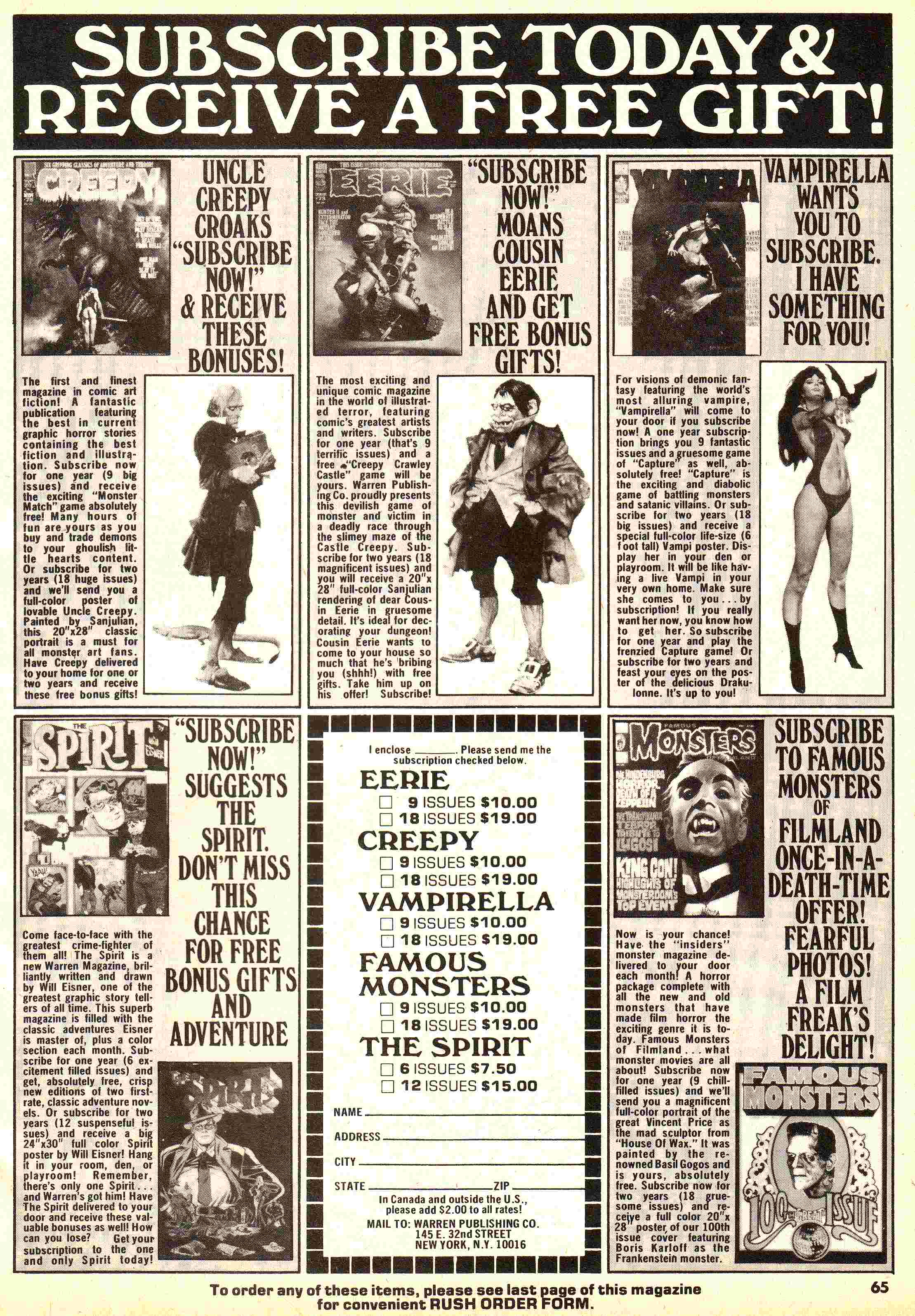 Read online Vampirella (1969) comic -  Issue #50 - 65