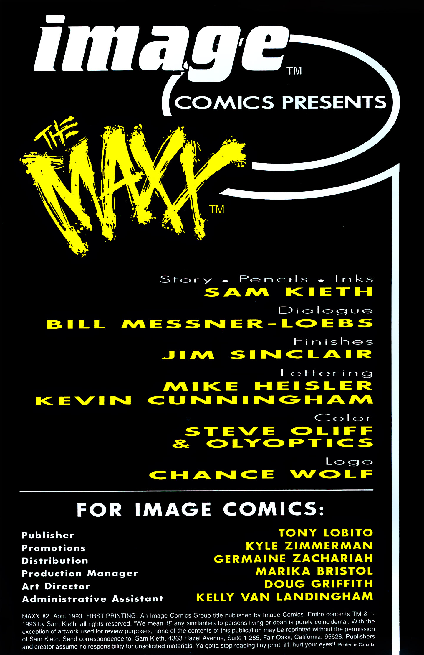 Read online The Maxx (1993) comic -  Issue #2 - 2