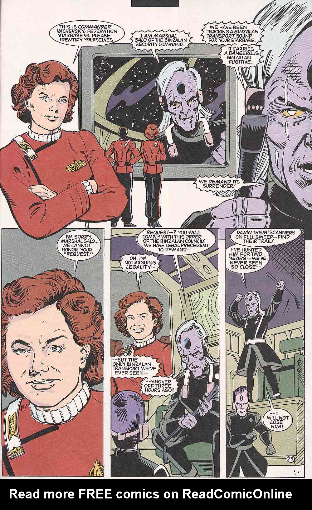 Read online Star Trek (1989) comic -  Issue #42 - 23