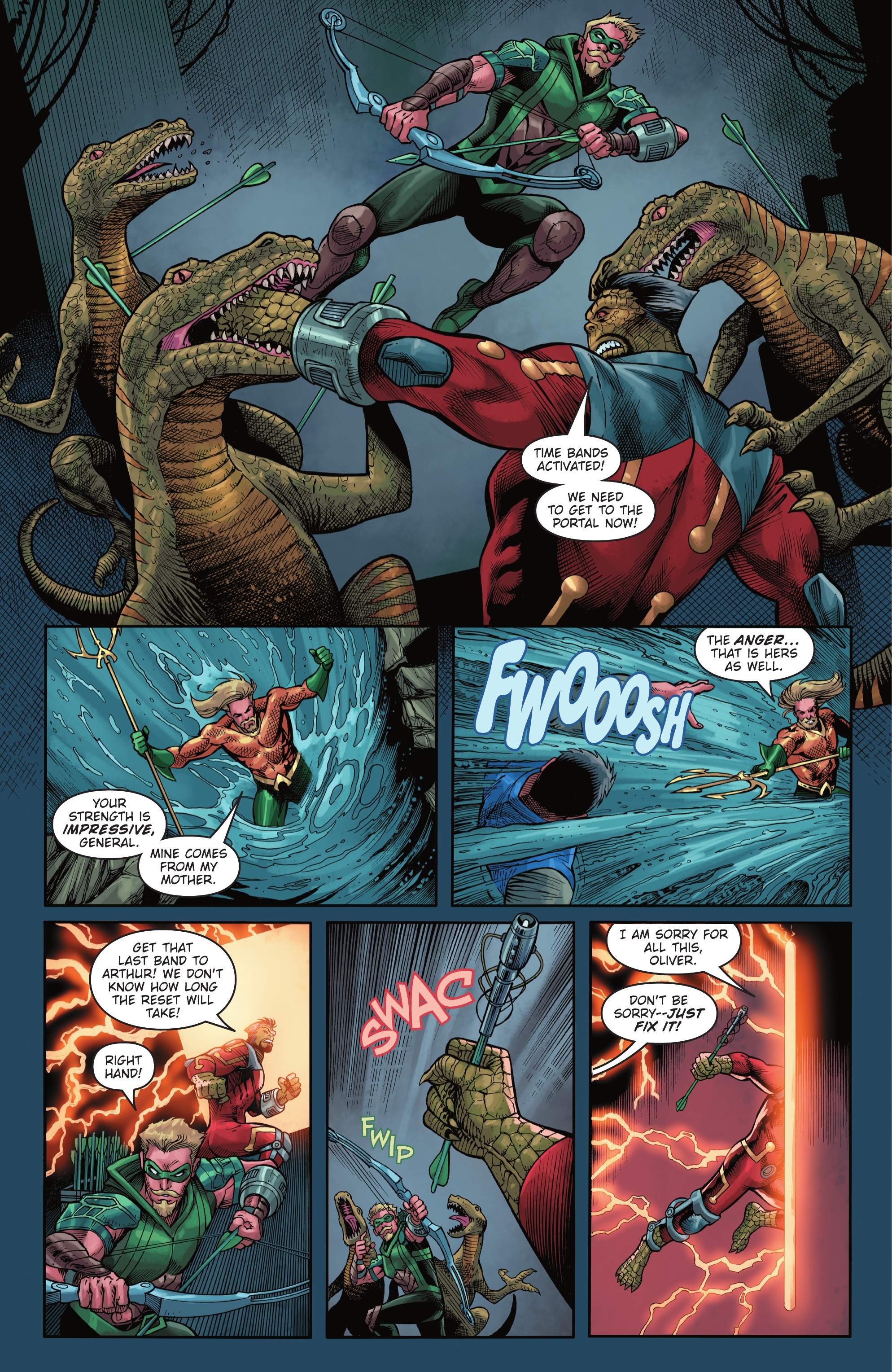 Read online Aquaman/Green Arrow - Deep Target comic -  Issue #7 - 21