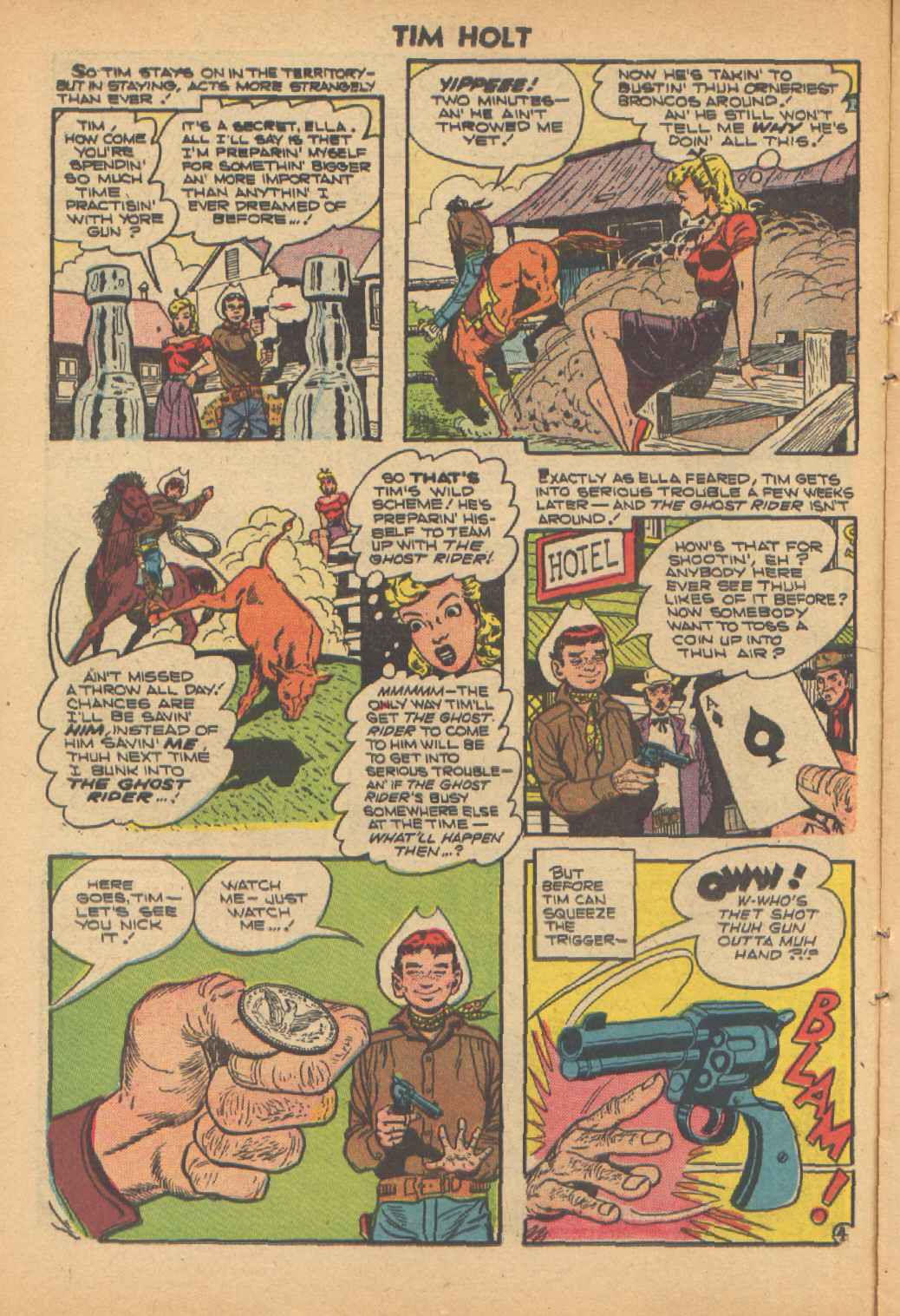 Read online Tim Holt comic -  Issue #40 - 14