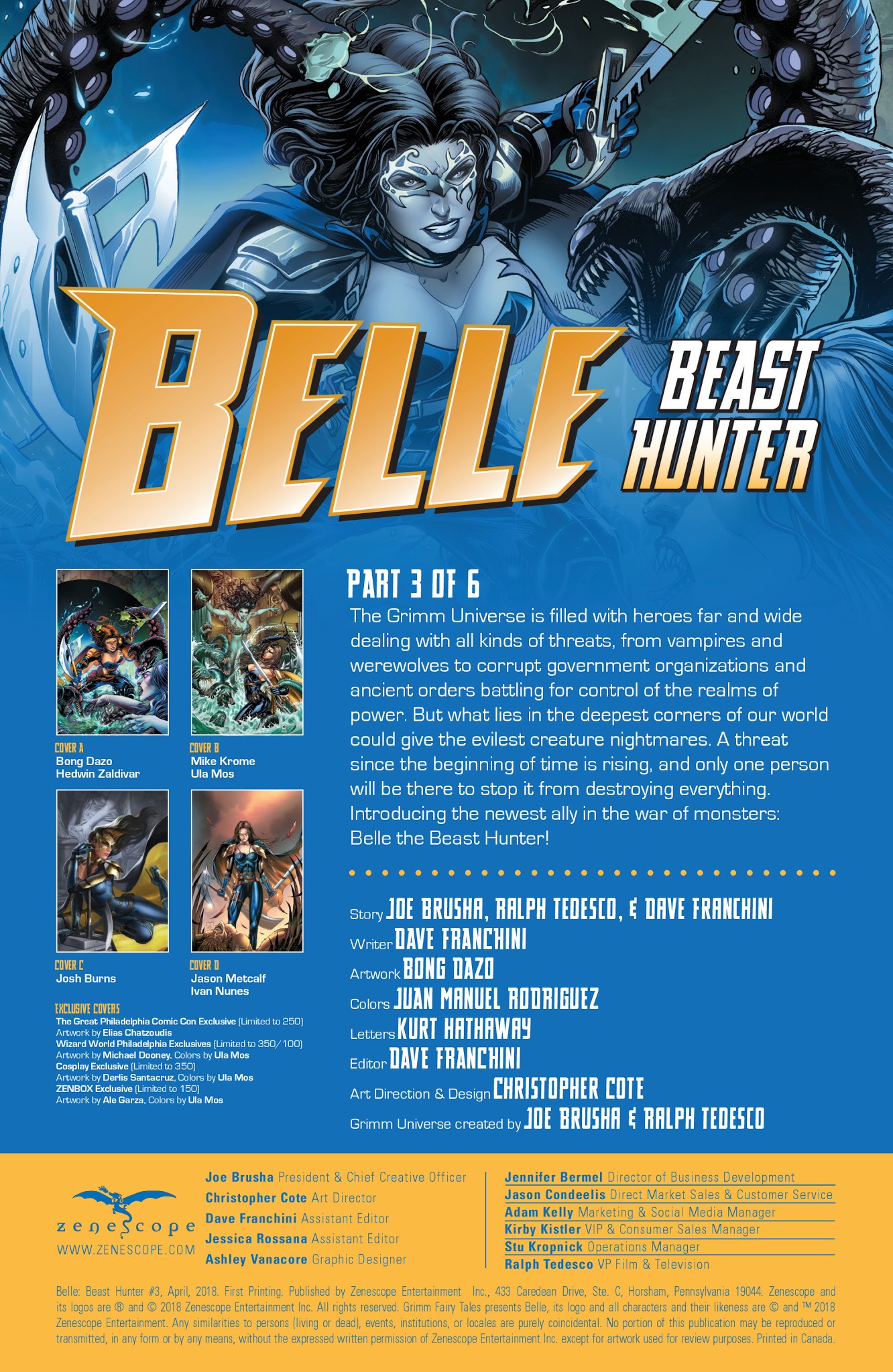 Read online Belle: Beast Hunter comic -  Issue #3 - 2