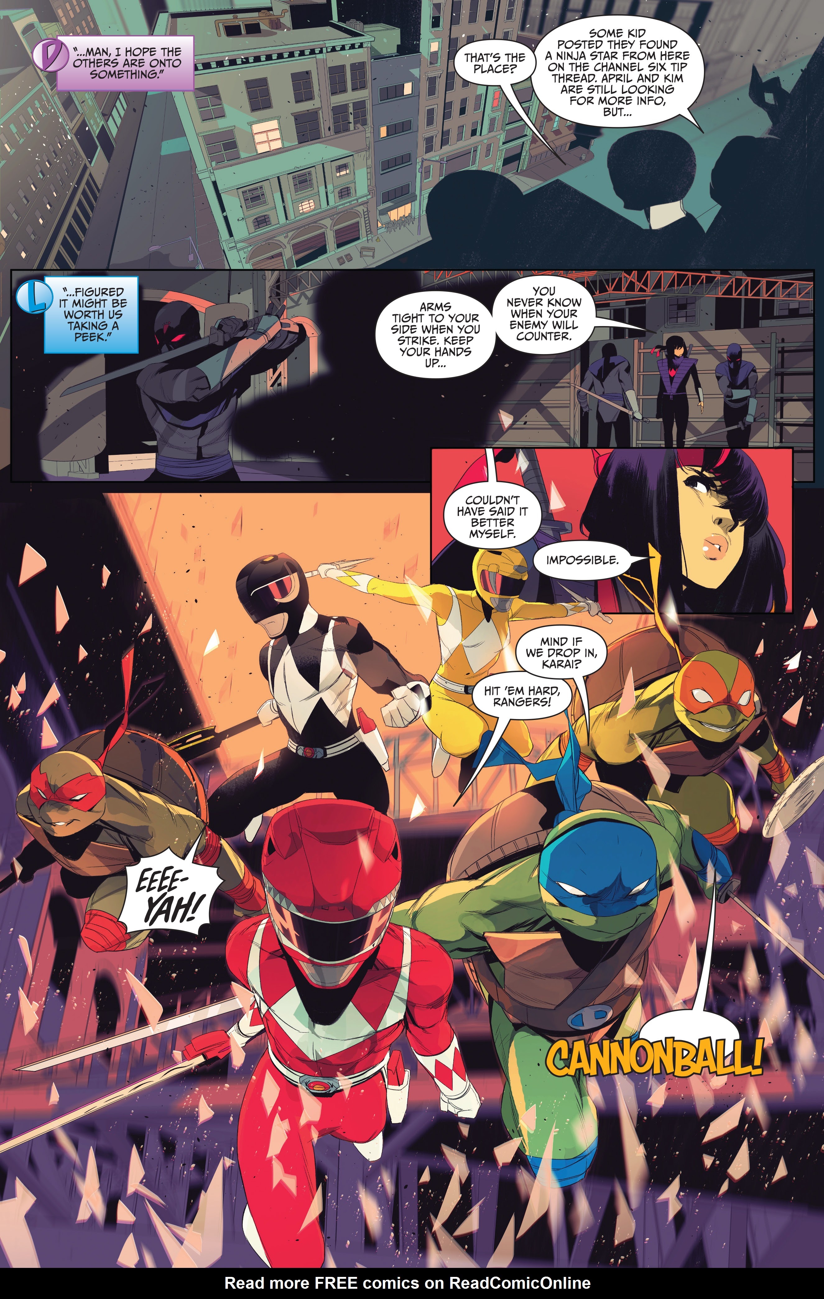 Read online Mighty Morphin Power Rangers: Teenage Mutant Ninja Turtles comic -  Issue # _TPB - 46