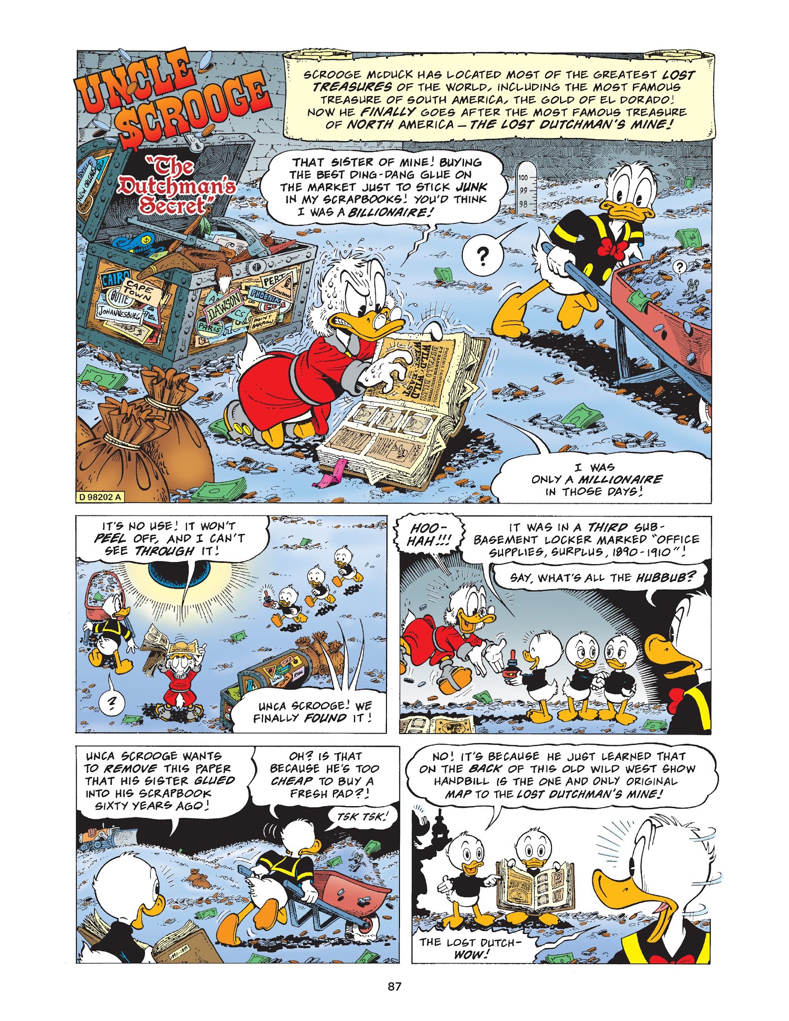 Read online Walt Disney Uncle Scrooge and Donald Duck: The Don Rosa Library comic -  Issue # TPB 8 (Part 1) - 88