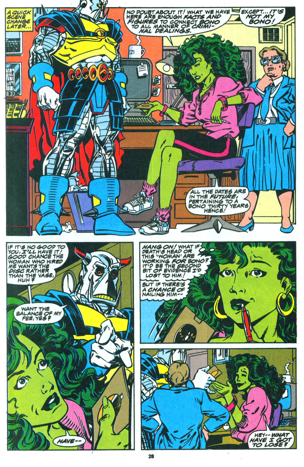 Read online The Sensational She-Hulk comic -  Issue #24 - 23