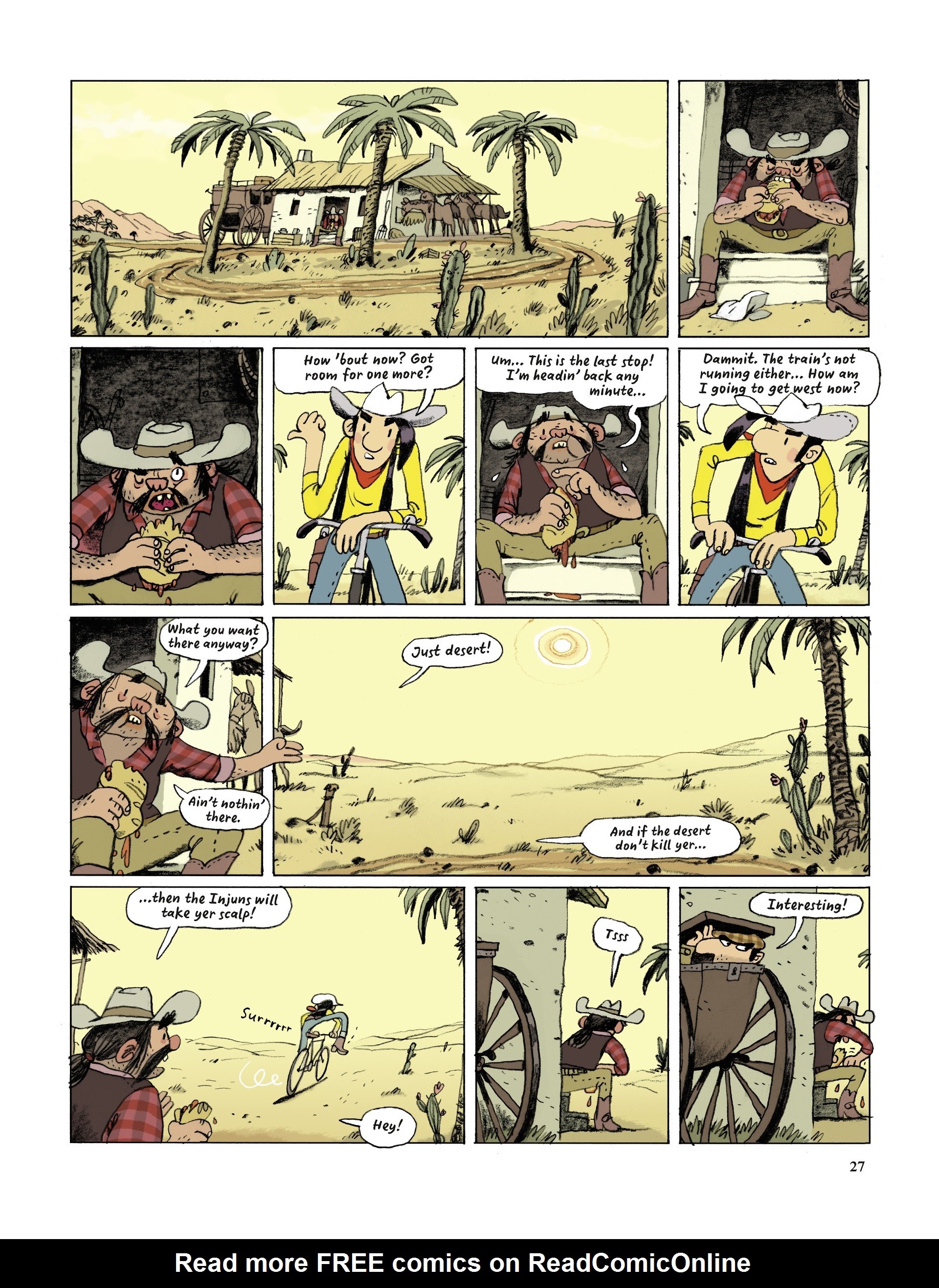Read online Lucky Luke Saddles Up comic -  Issue # TPB - 27