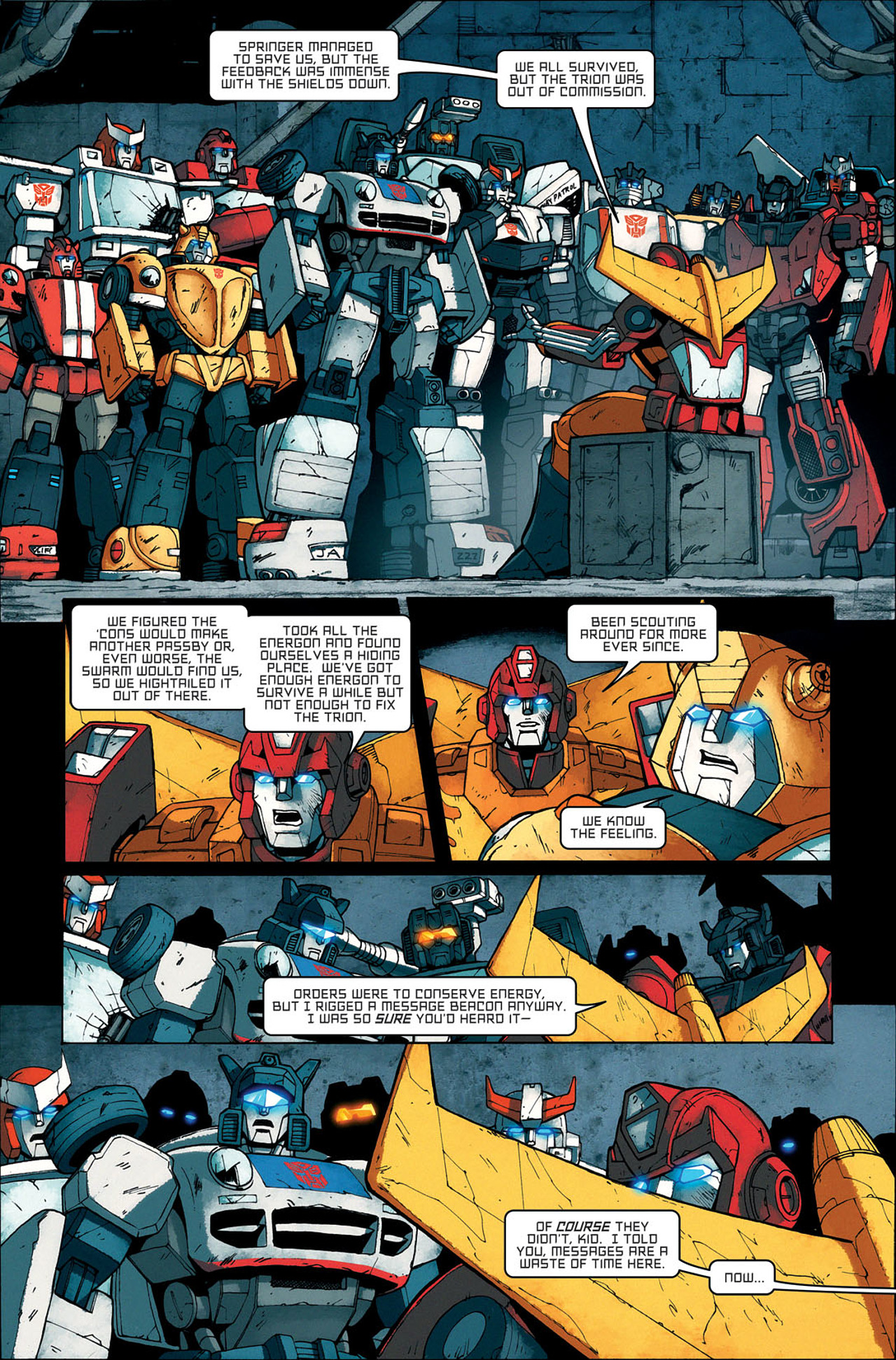 Read online The Transformers: All Hail Megatron comic -  Issue #5 - 9