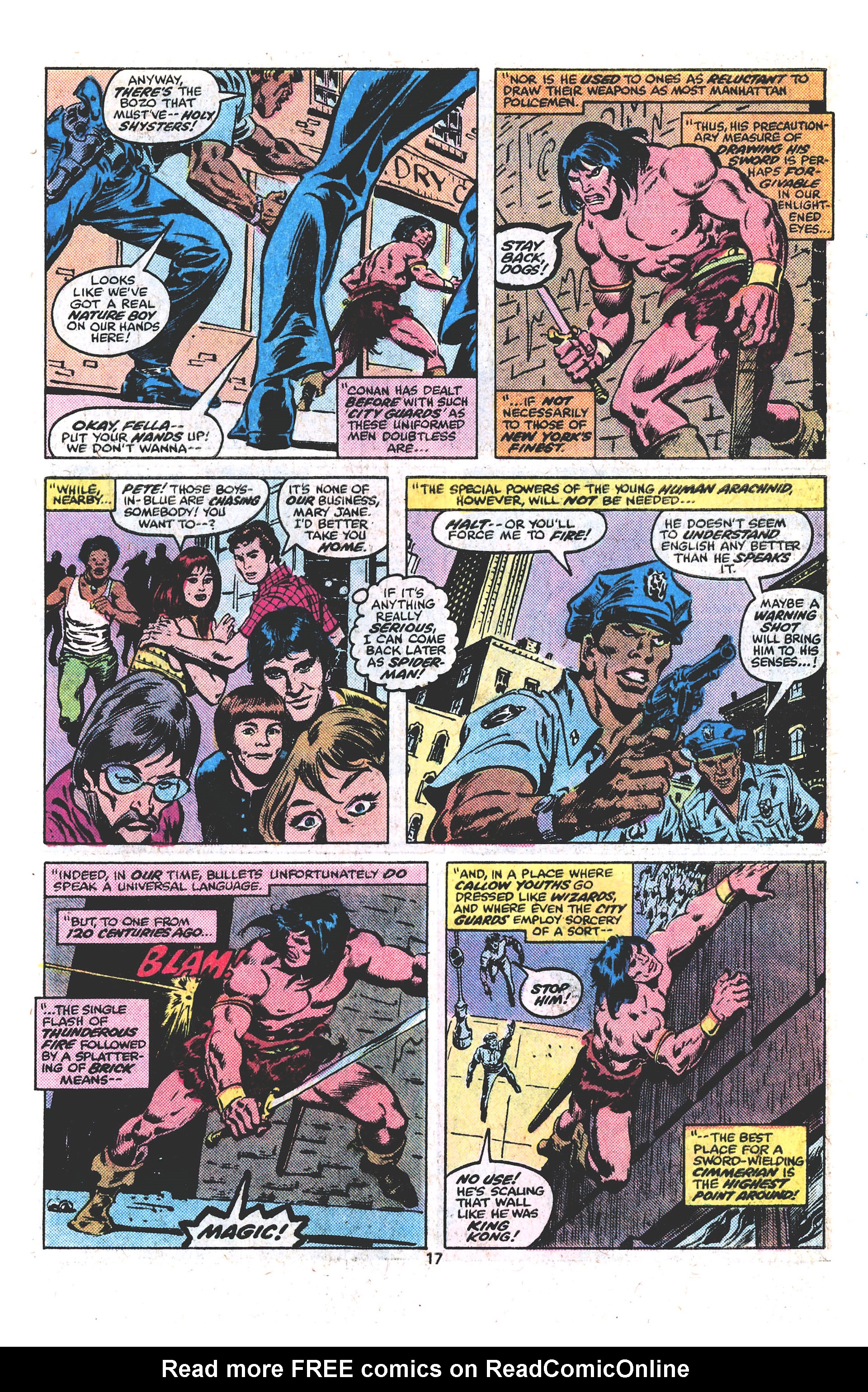 Read online What If? (1977) comic -  Issue #13 - Conan The Barbarian walked the Earth Today - 14