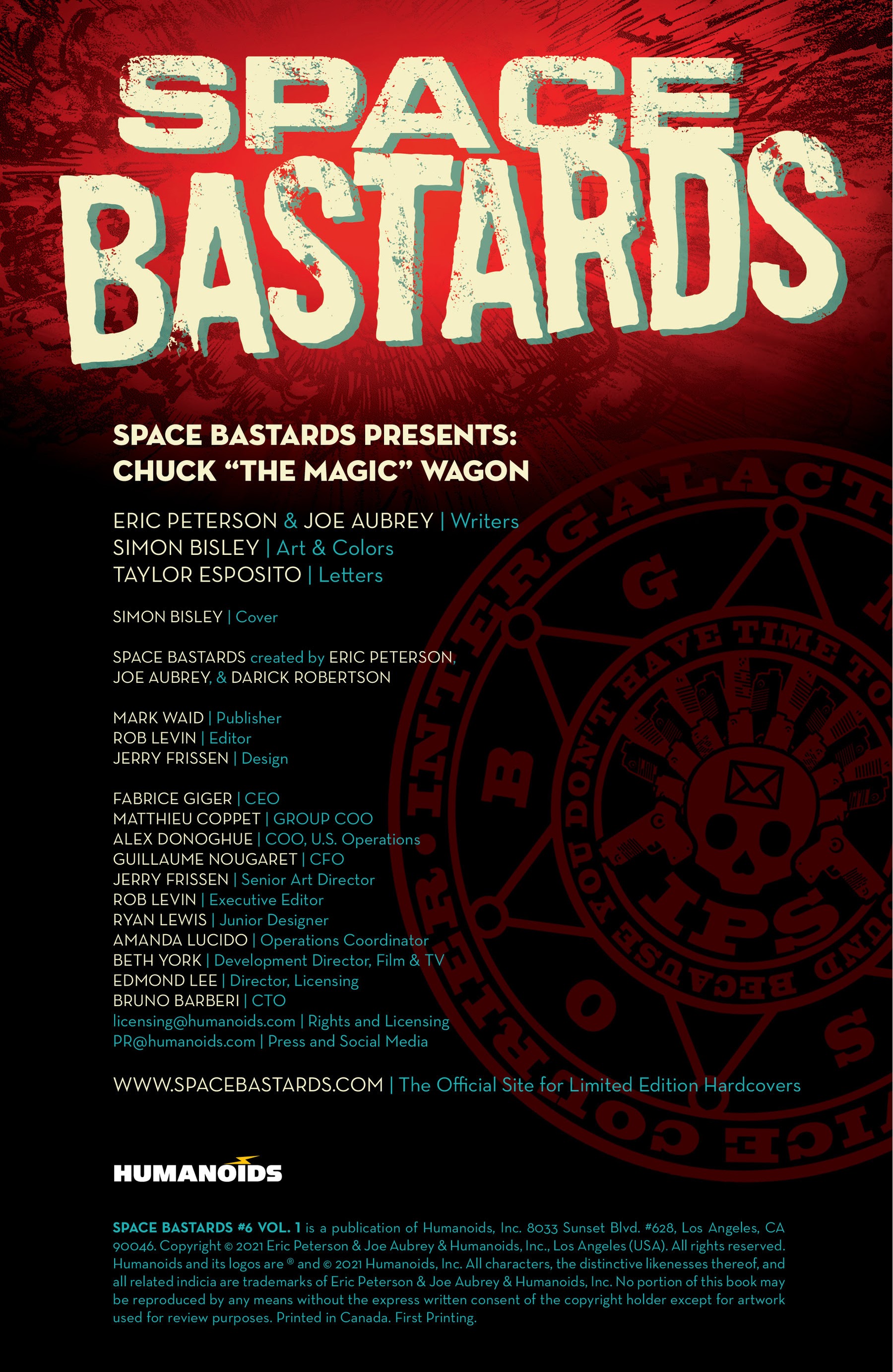 Read online Space Bastards comic -  Issue #6 - 2