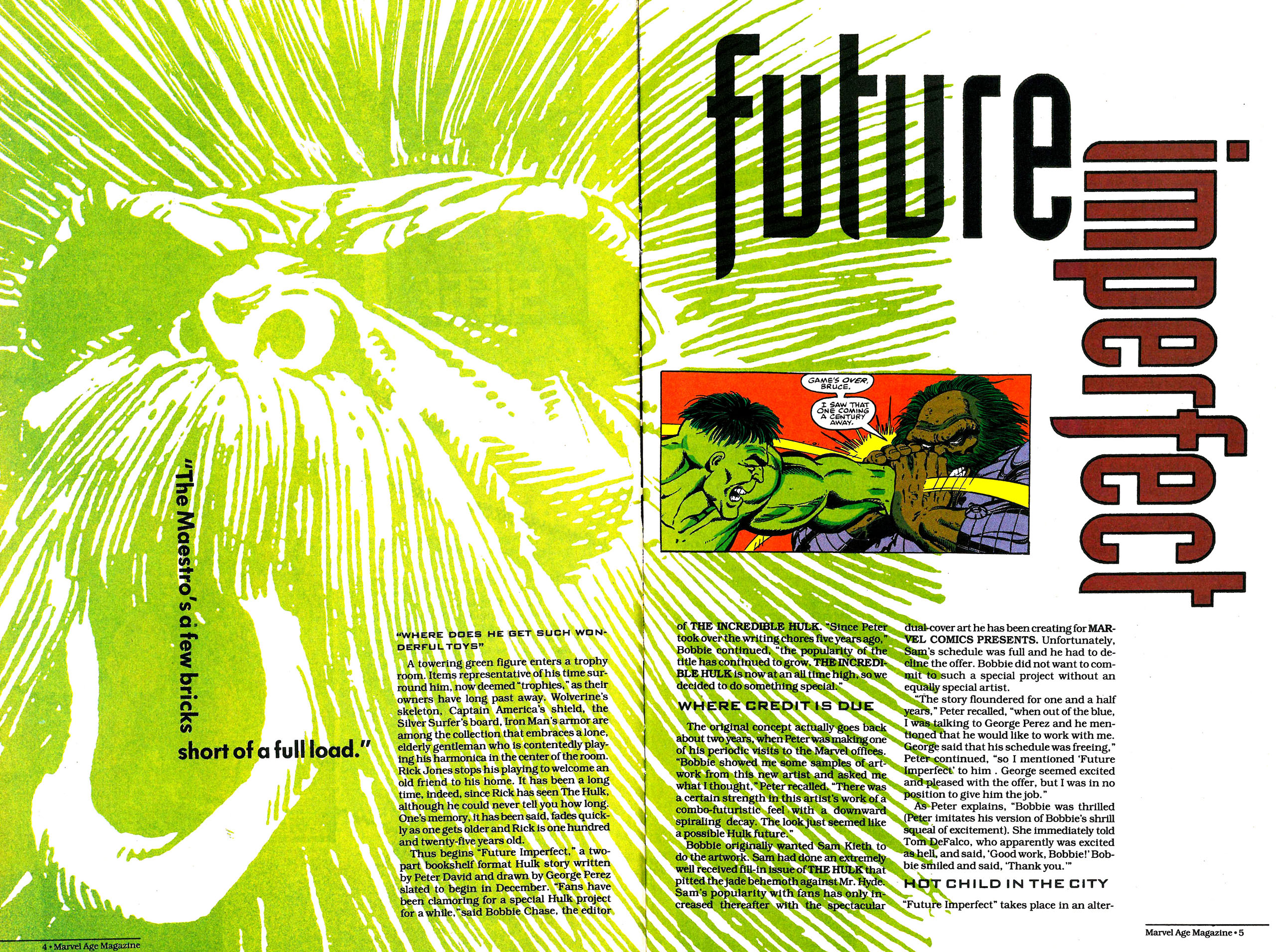 Read online Marvel Age comic -  Issue #119 - 6