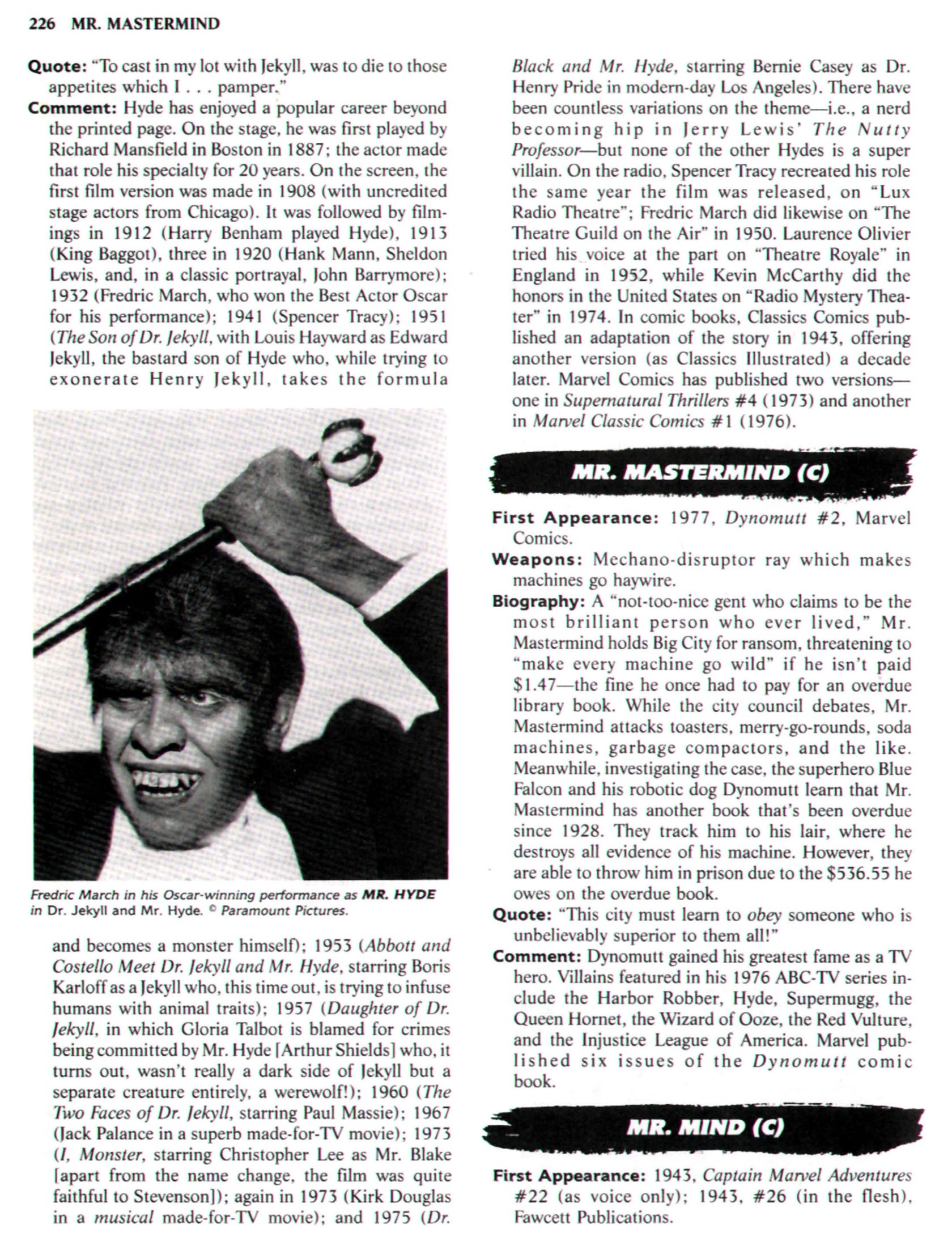 Read online The Encyclopedia of Super Villains comic -  Issue # TPB (Part 2) - 1