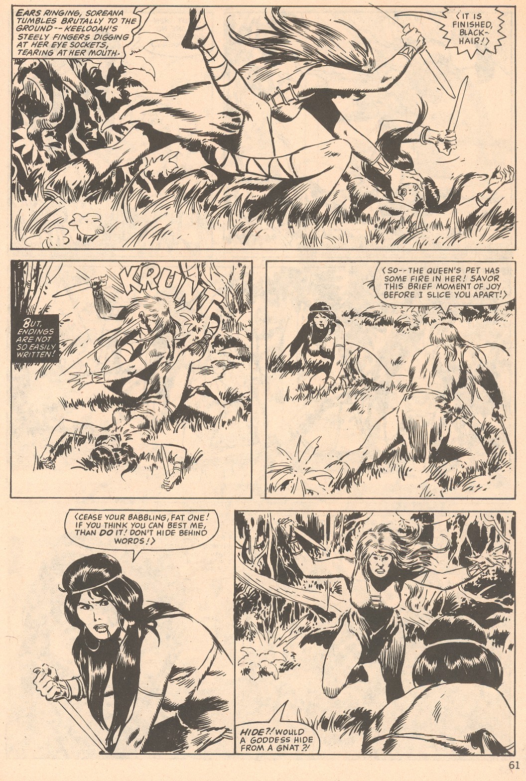 Read online The Savage Sword Of Conan comic -  Issue #66 - 61