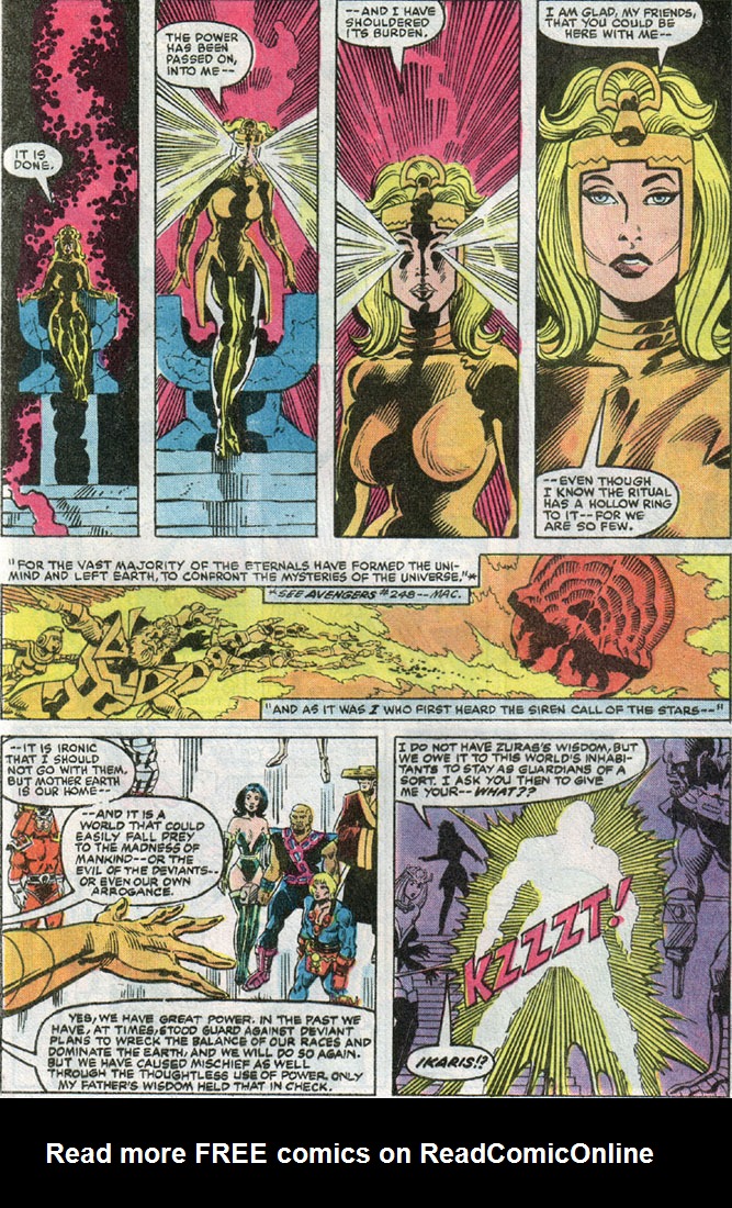 Read online Eternals (1985) comic -  Issue #1 - 11