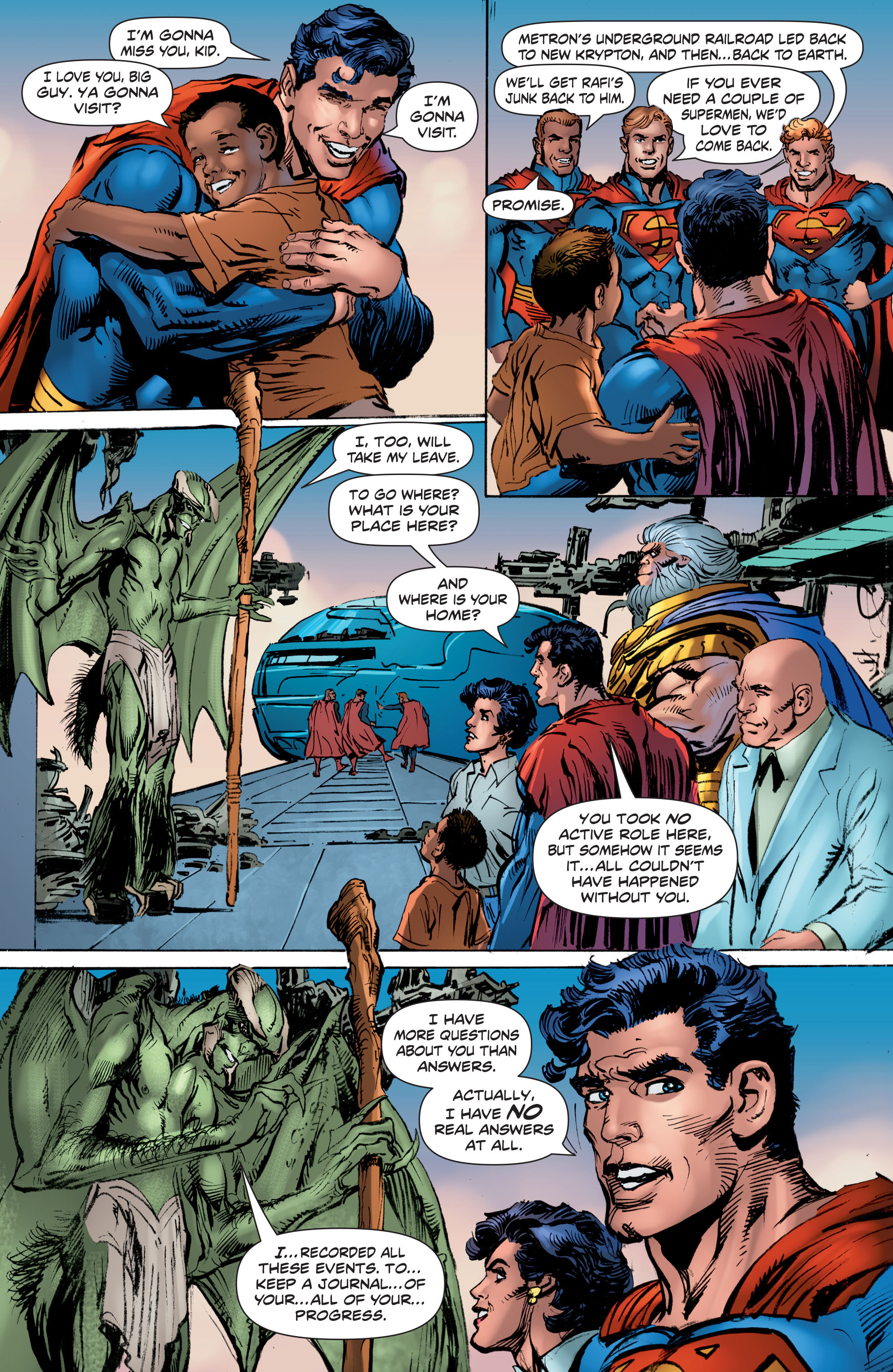 Read online Superman: The Coming of the Supermen comic -  Issue #6 - 22