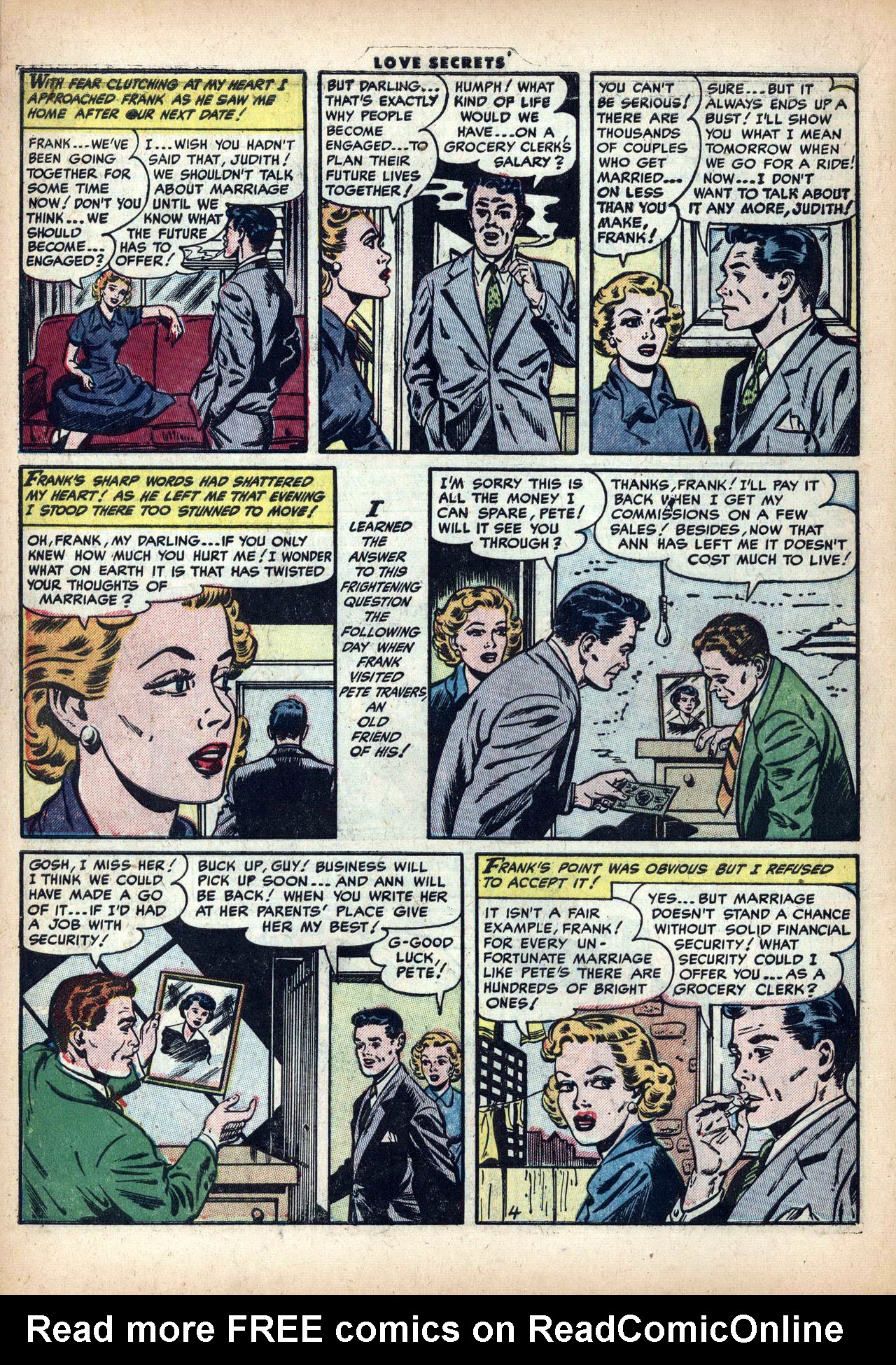 Read online Love Secrets (1953) comic -  Issue #39 - 6