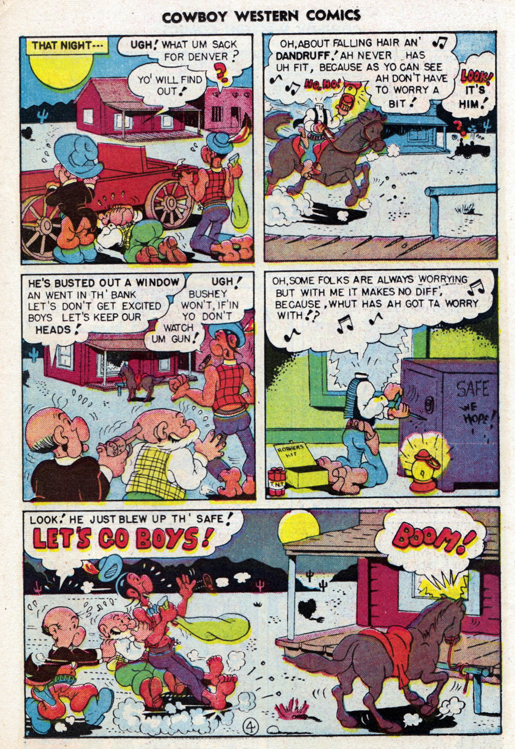 Read online Cowboy Western Comics (1948) comic -  Issue #21 - 29