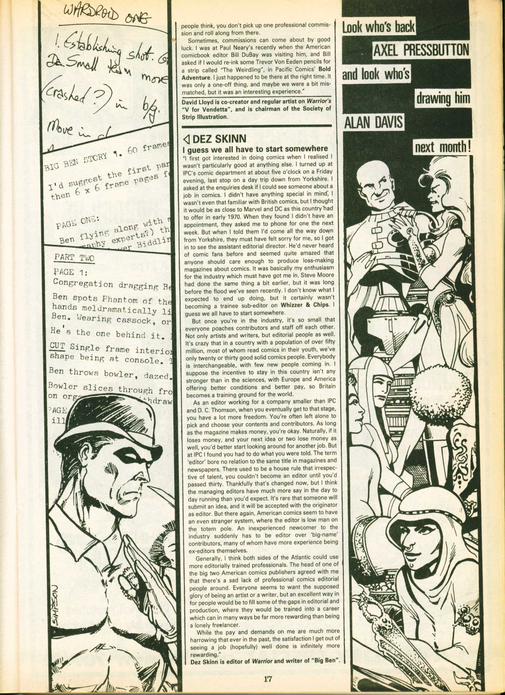 Read online Warrior comic -  Issue #20 - 17