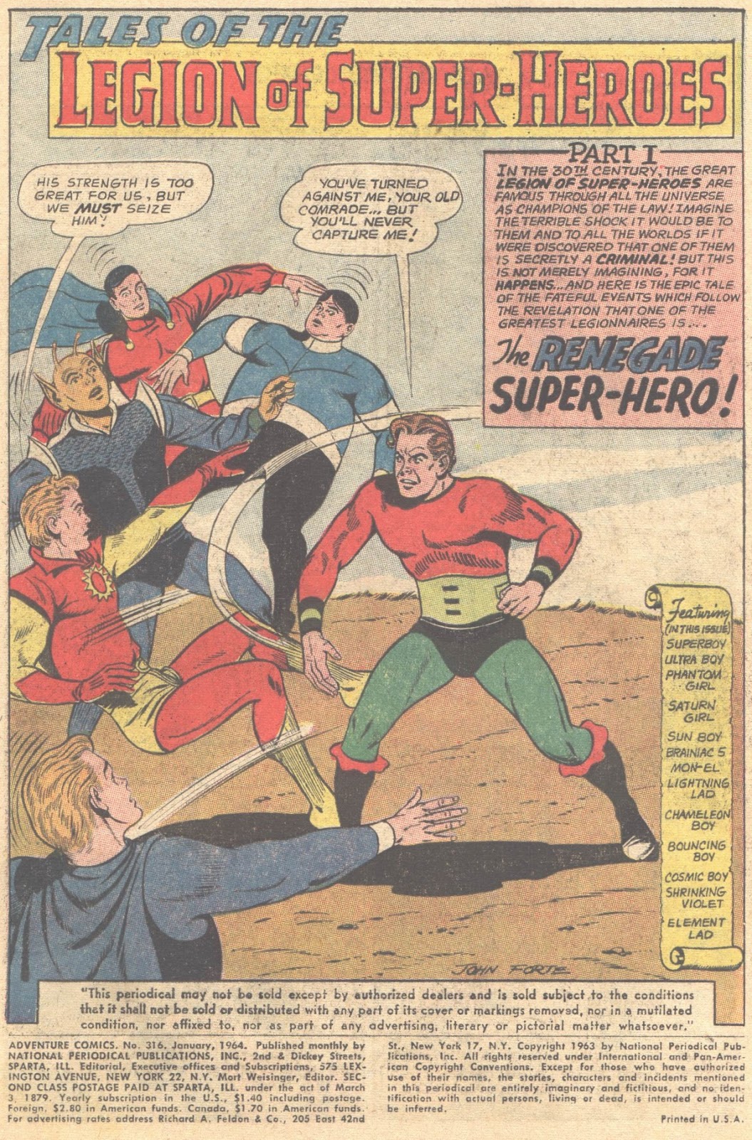Adventure Comics (1938) issue 316 - Page 3