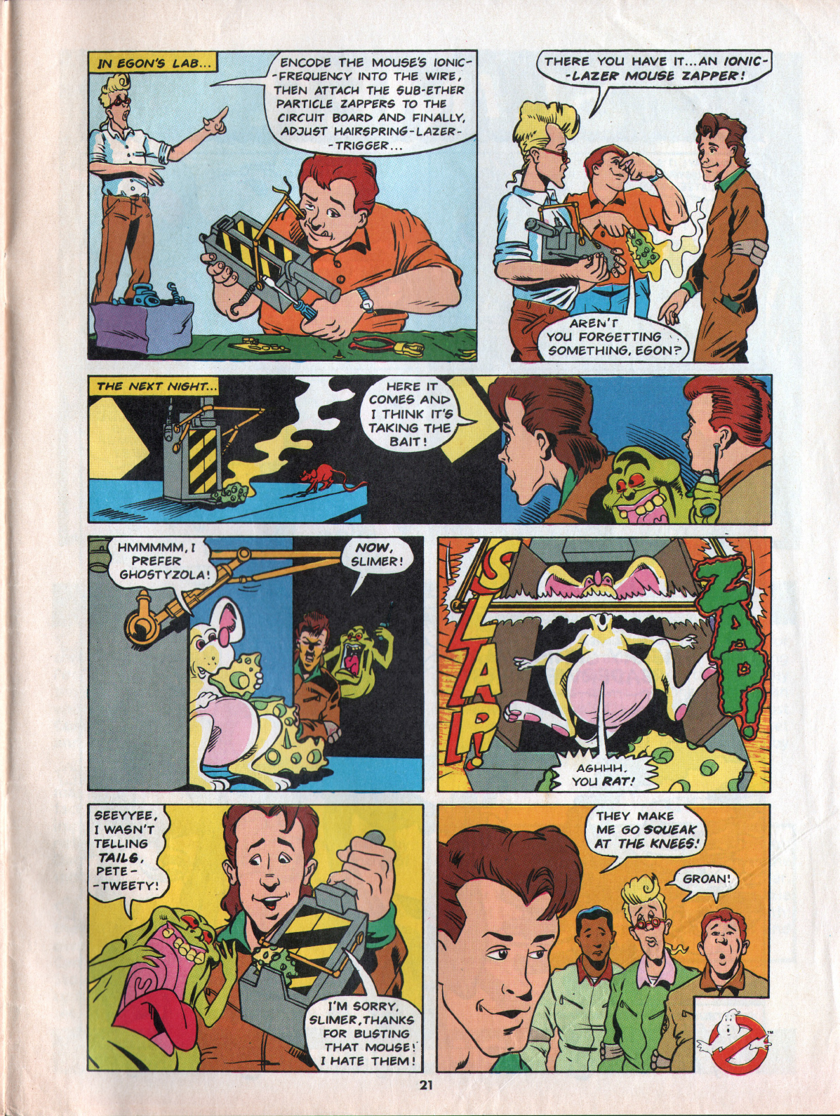 Read online The Real Ghostbusters comic -  Issue #29 - 21
