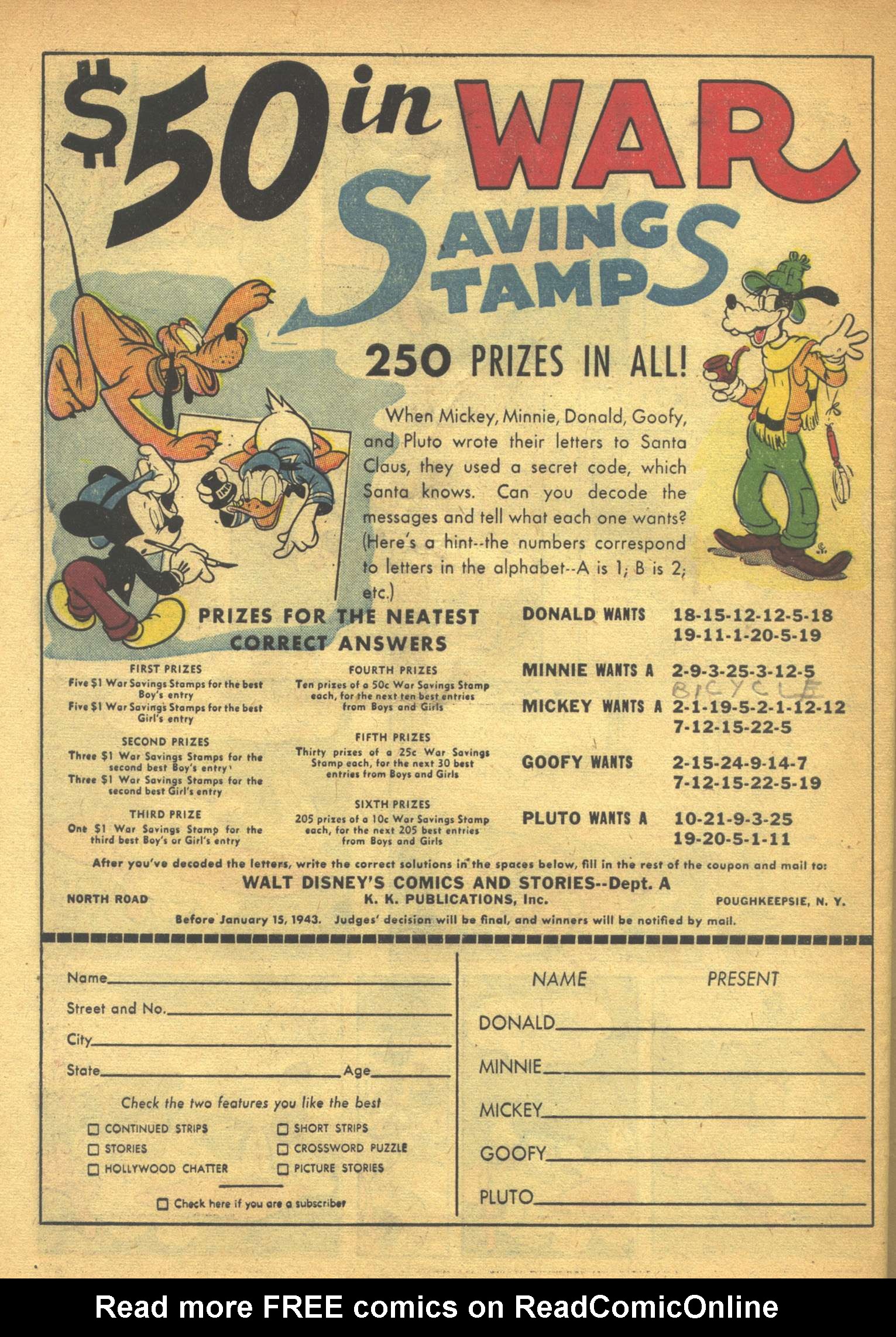 Read online Walt Disney's Comics and Stories comic -  Issue #28 - 64