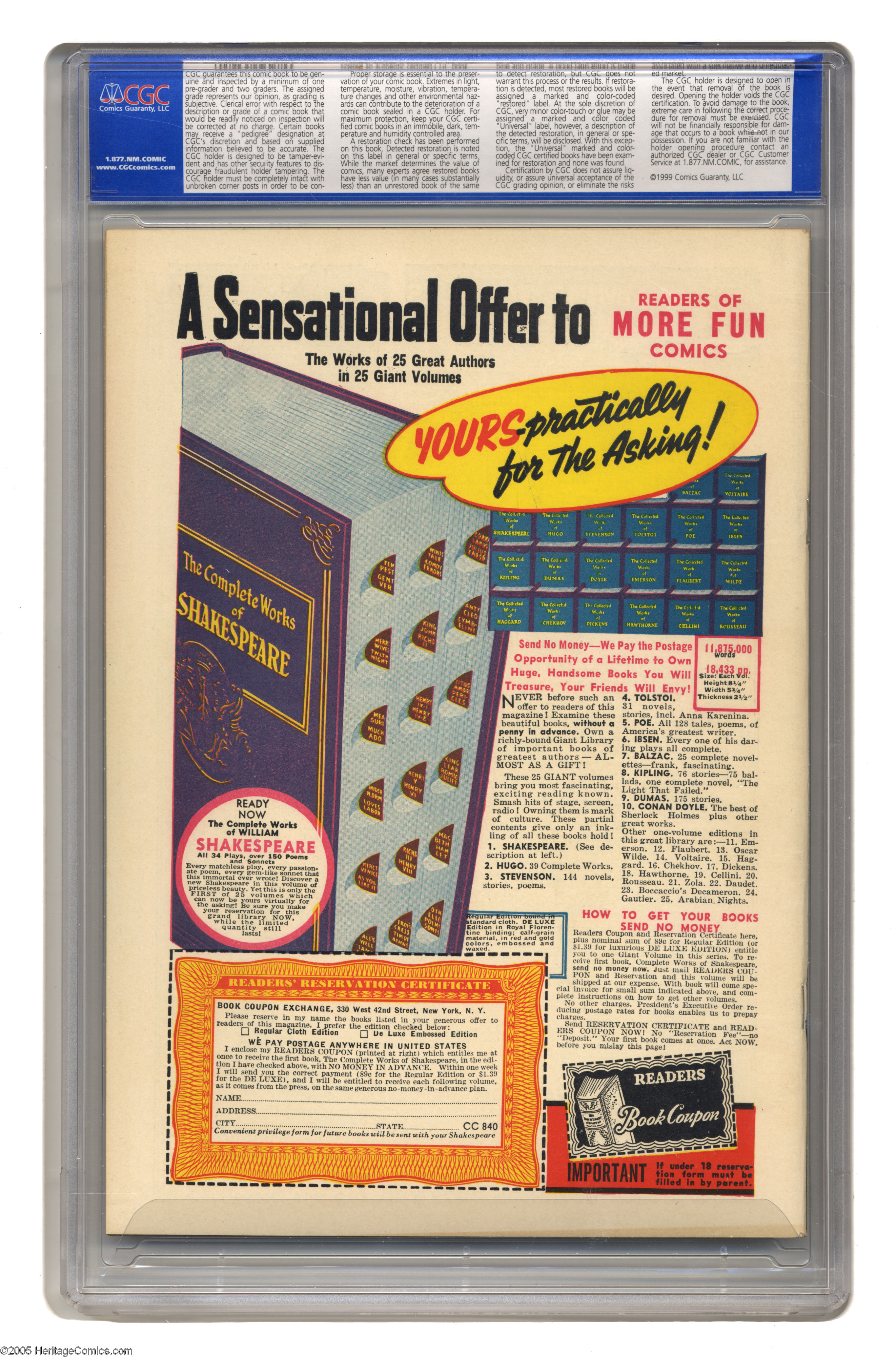 Read online More Fun Comics comic -  Issue #58 - 70