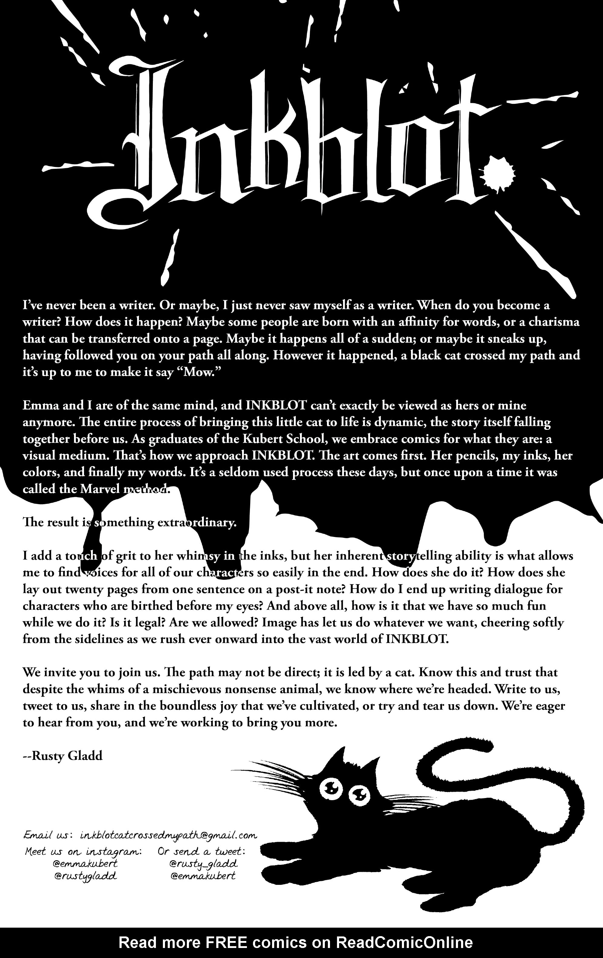 Read online Inkblot comic -  Issue #11 - 22