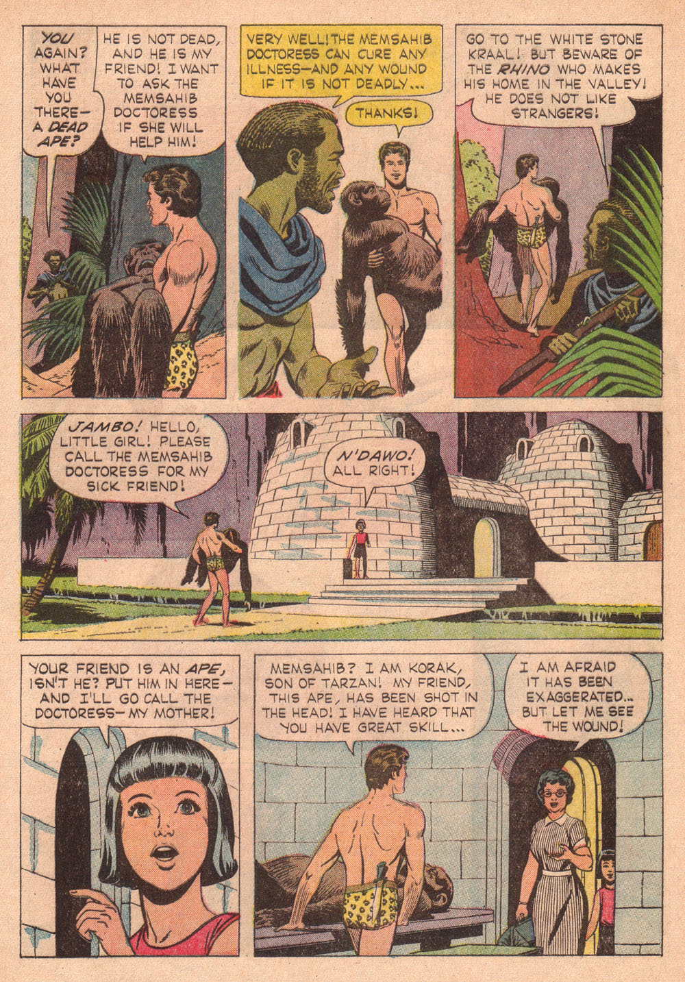 Read online Korak, Son of Tarzan (1964) comic -  Issue #10 - 8