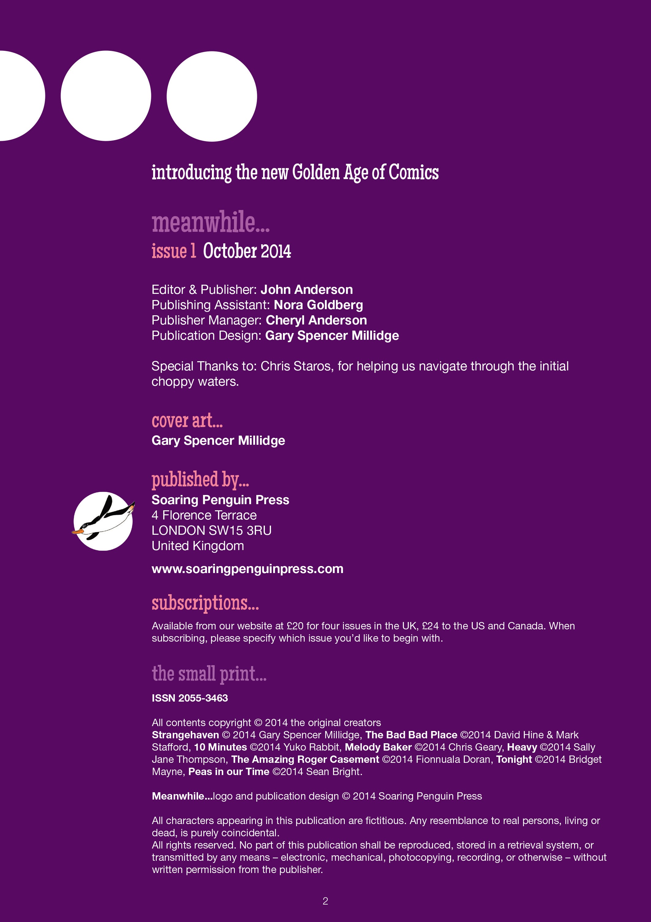 Read online Meanwhile... comic -  Issue #1 - 2