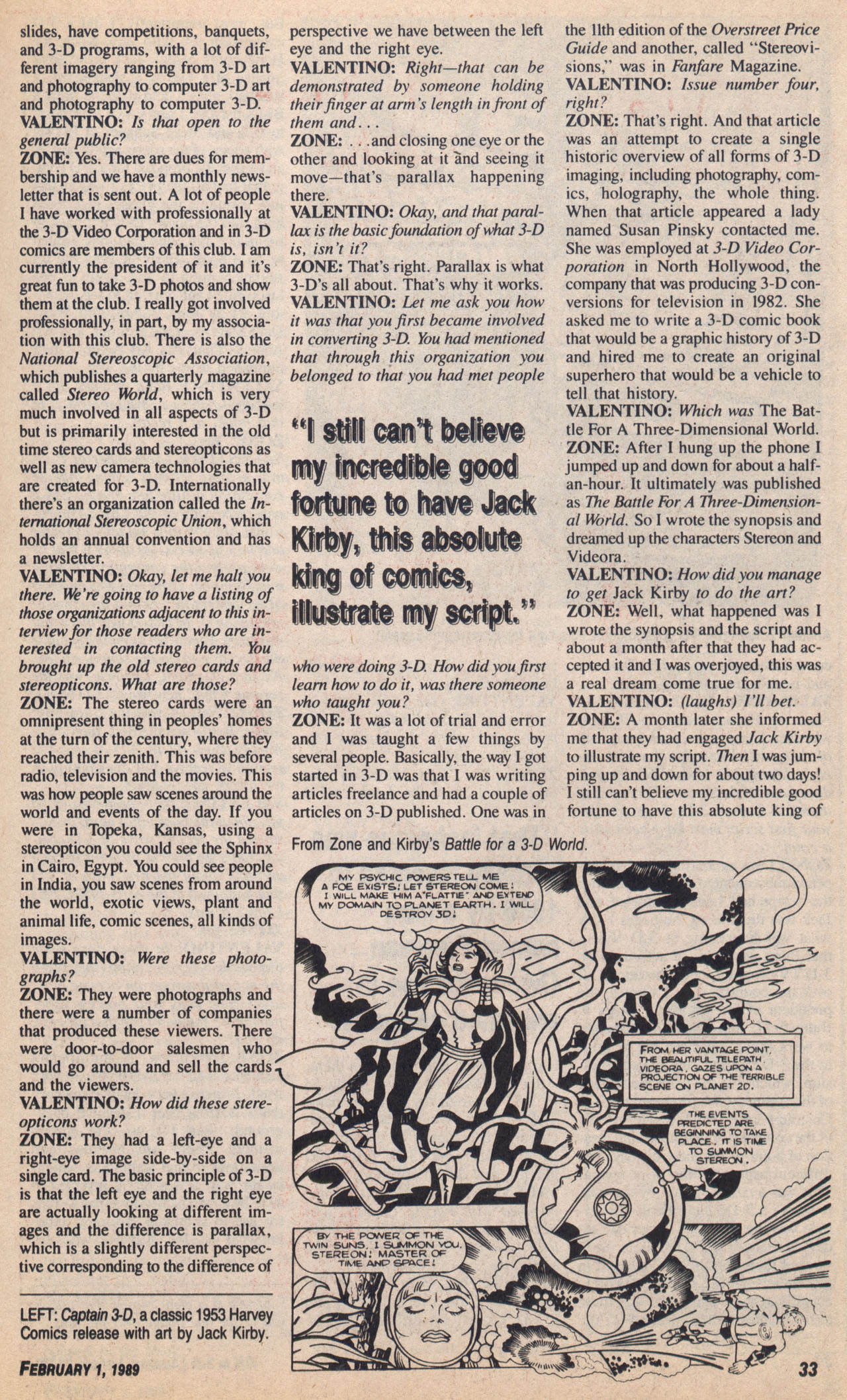 Read online Amazing Heroes comic -  Issue #158 - 34