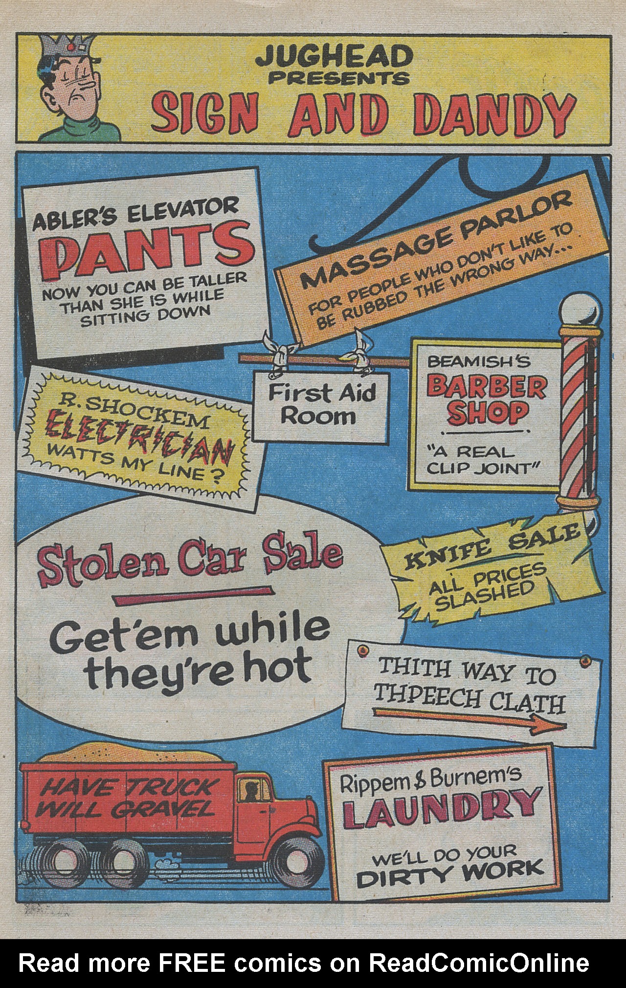 Read online Archie Giant Series Magazine comic -  Issue #154 - 60