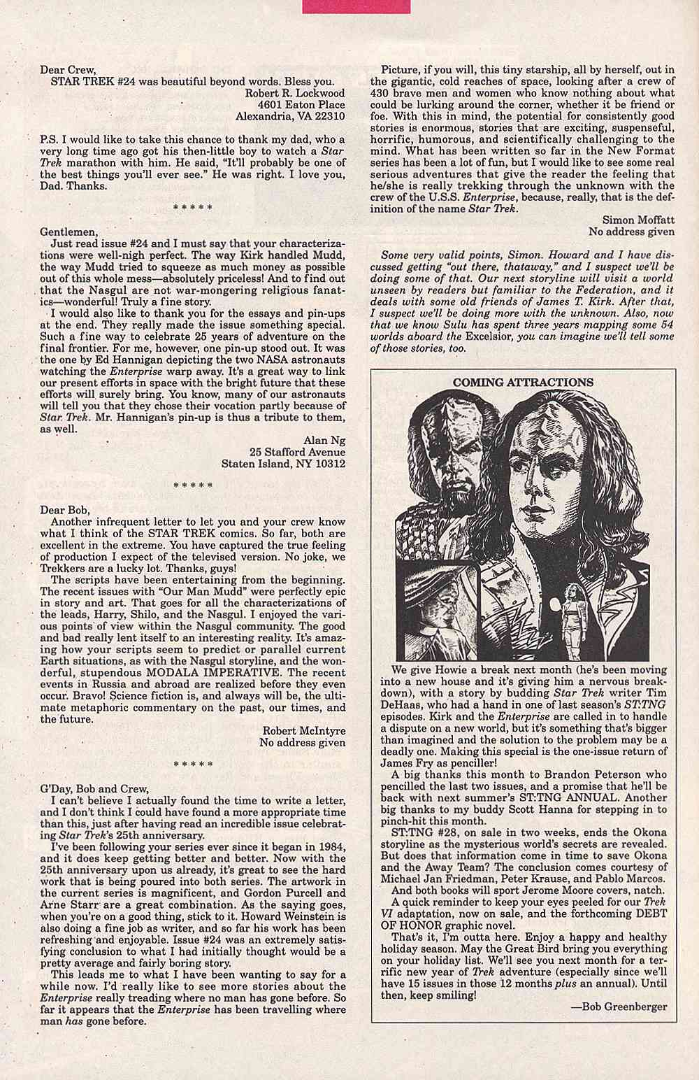 Read online Star Trek (1989) comic -  Issue #28 - 32