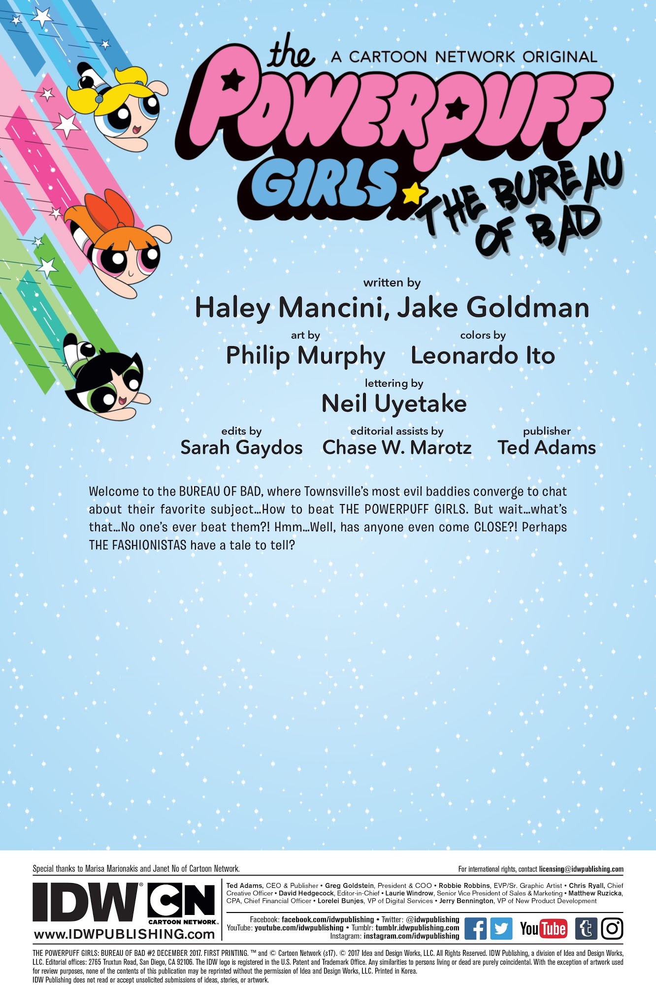 Read online The Powerpuff Girls: Bureau of Bad comic -  Issue #2 - 2