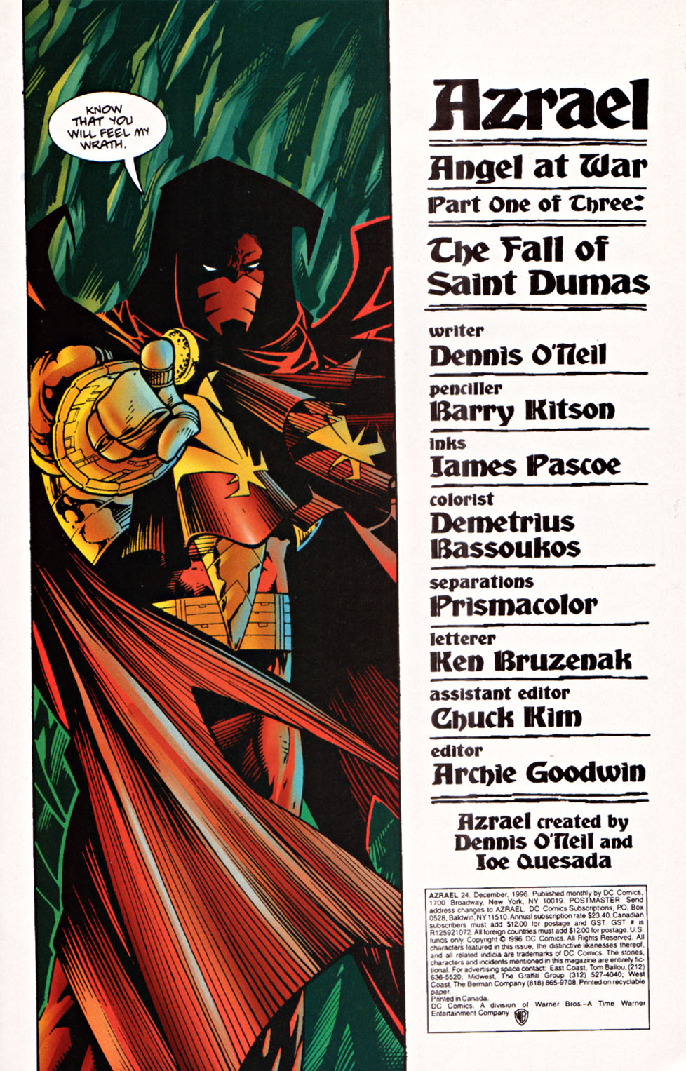 Read online Azrael (1995) comic -  Issue #24 - 2