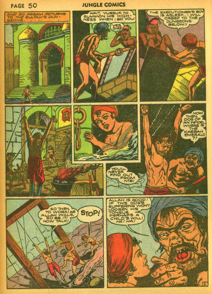Read online Jungle Comics comic -  Issue #17 - 52