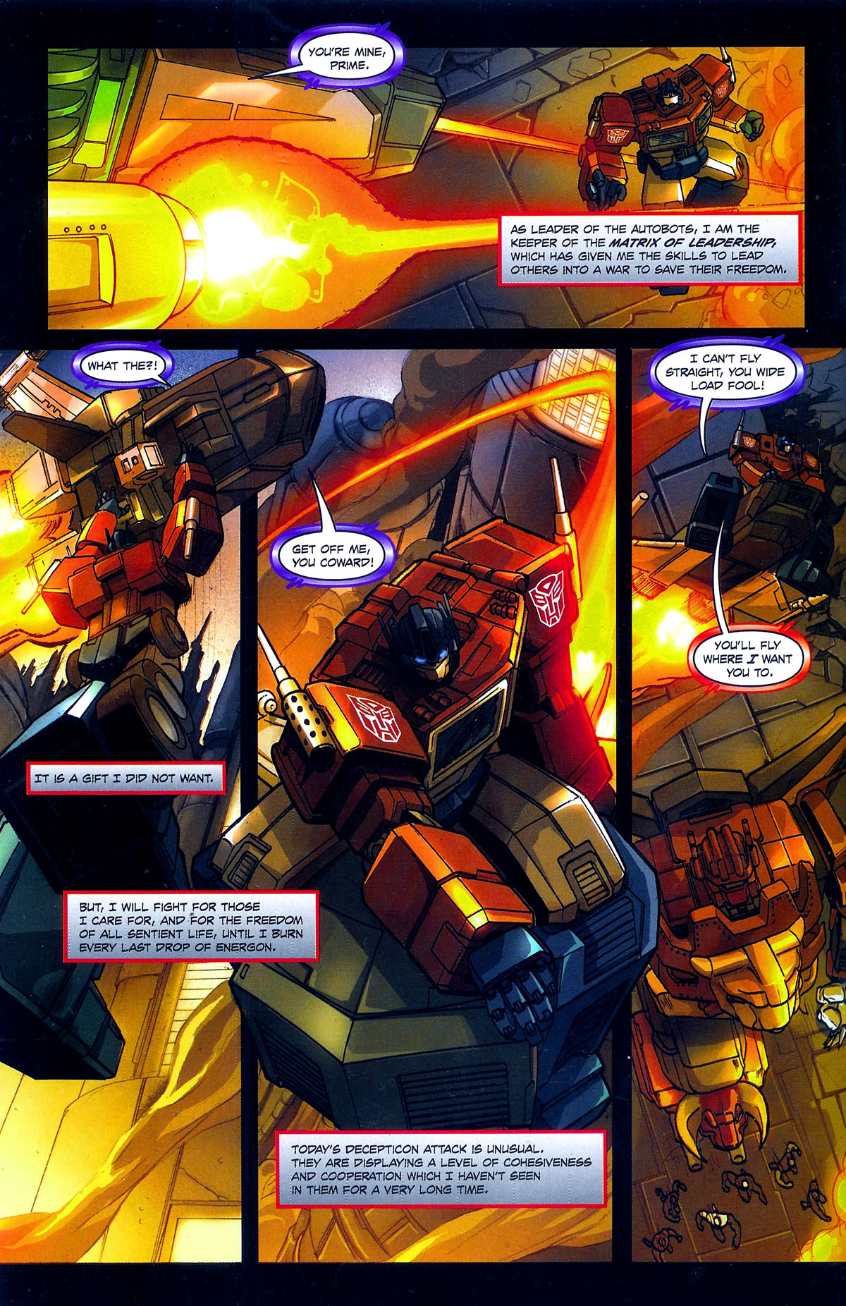 Read online G.I. Joe vs. The Transformers III: The Art of War comic -  Issue #4 - 5