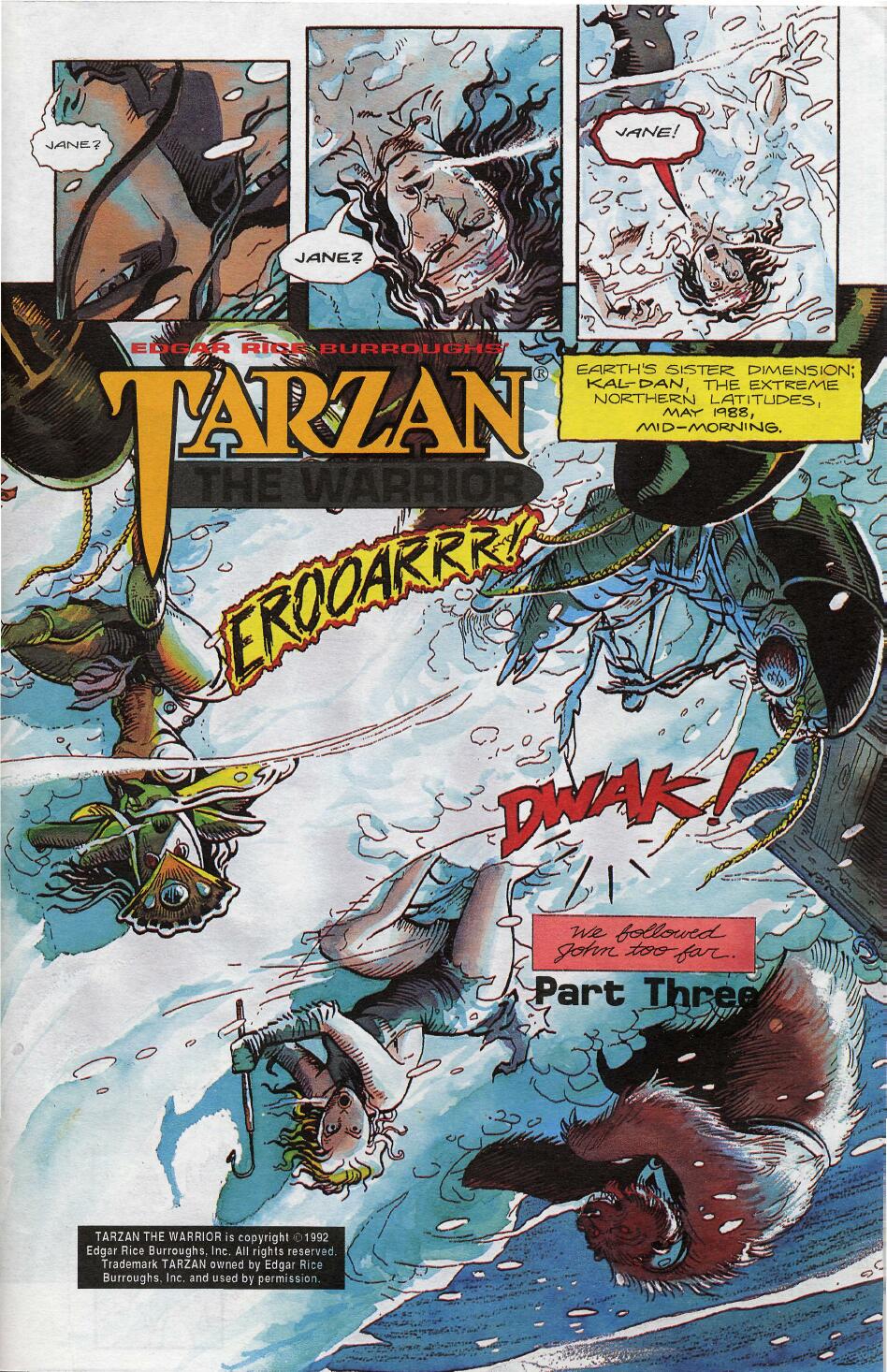Read online Tarzan the Warrior comic -  Issue #3 - 3