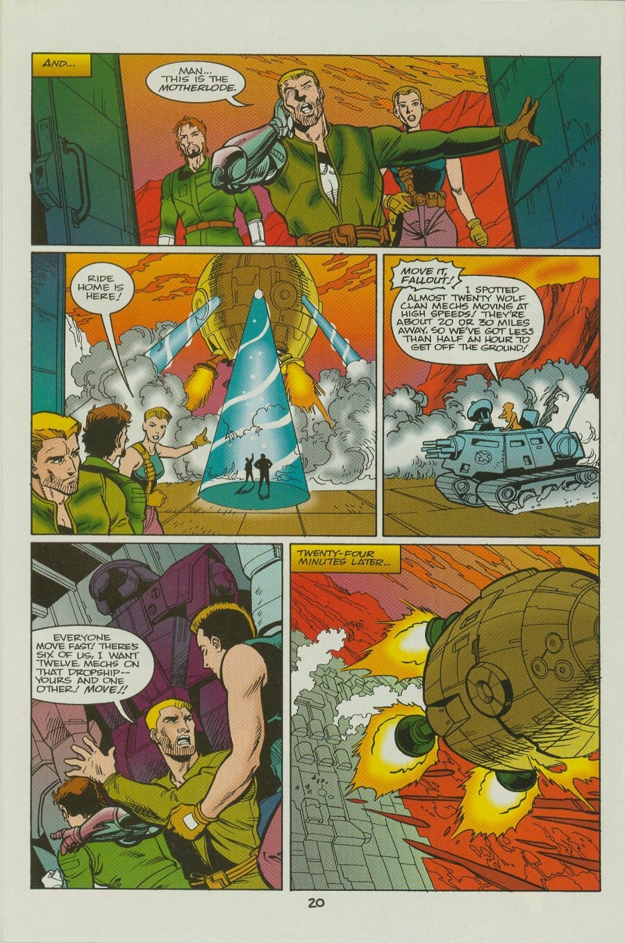 Read online Battletech: Fallout comic -  Issue #3 - 25