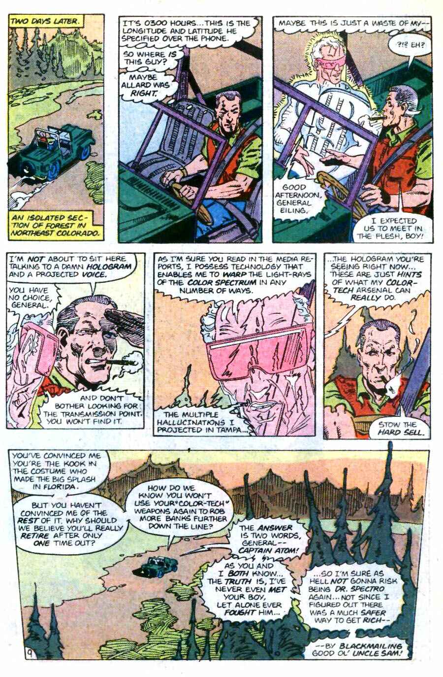 Read online Captain Atom (1987) comic -  Issue #6 - 10
