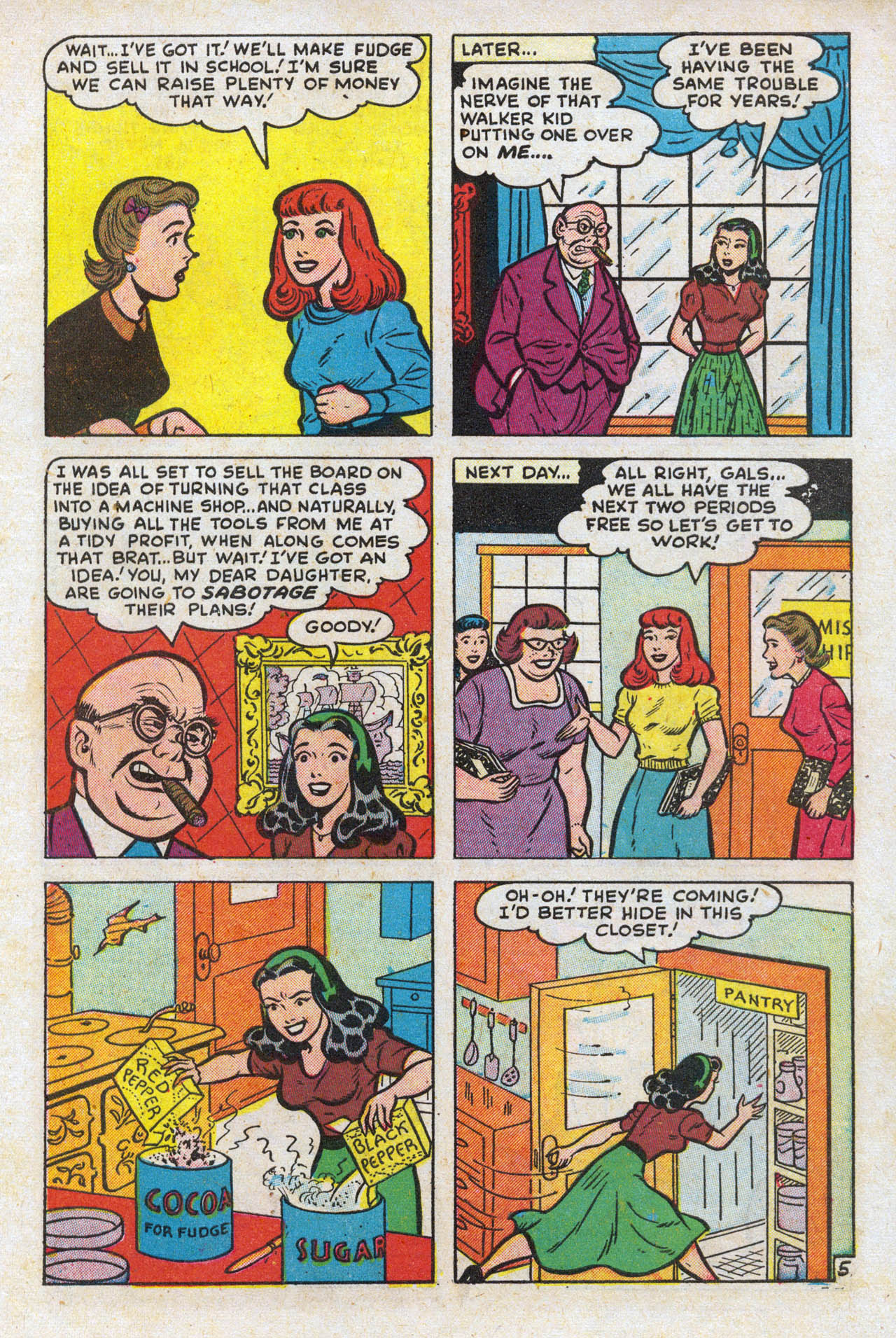 Read online Patsy Walker comic -  Issue #35 - 7