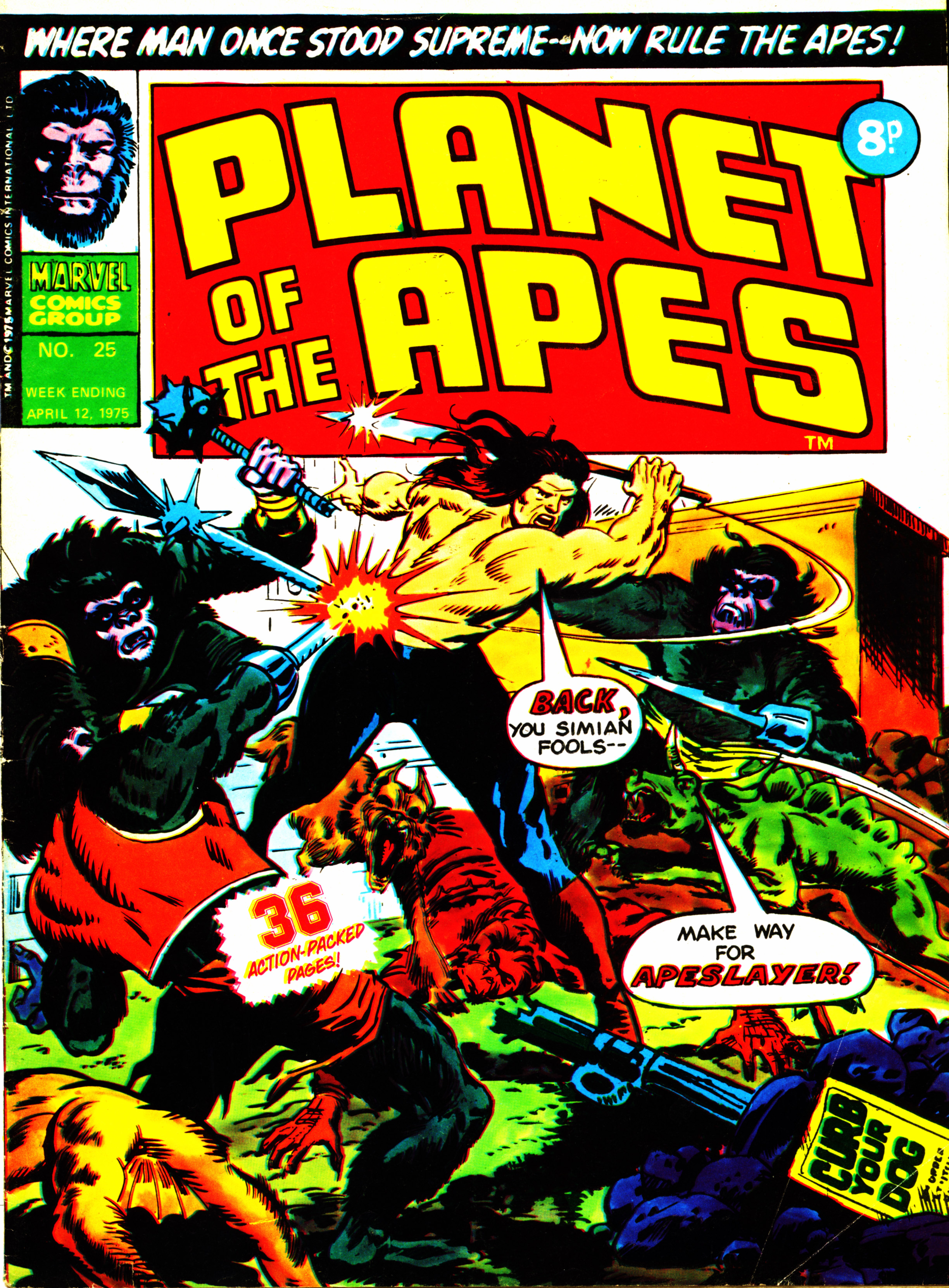 Read online Planet of the Apes (1974) comic -  Issue #25 - 1