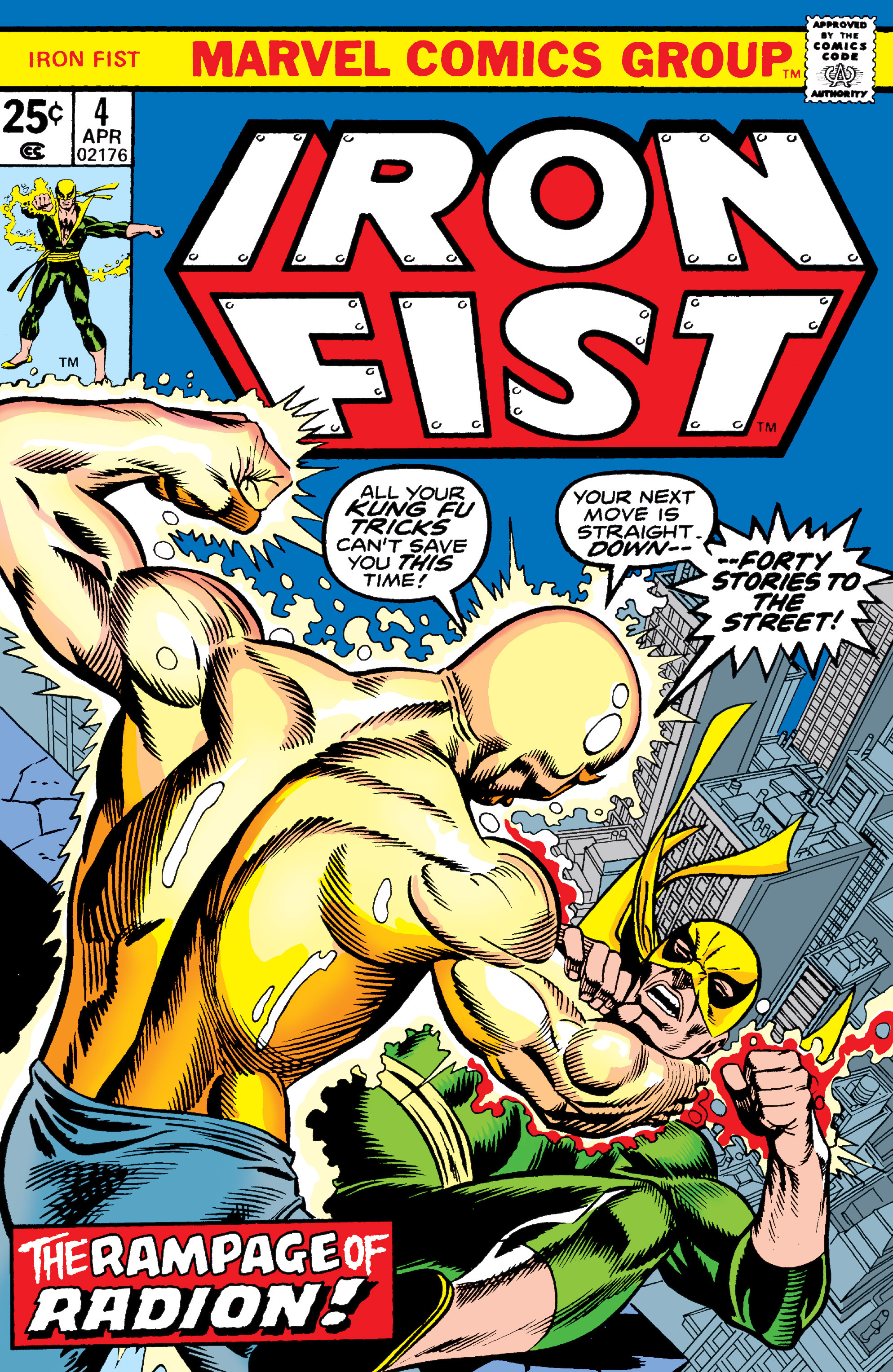 Read online Iron Fist (1975) comic -  Issue #4 - 1