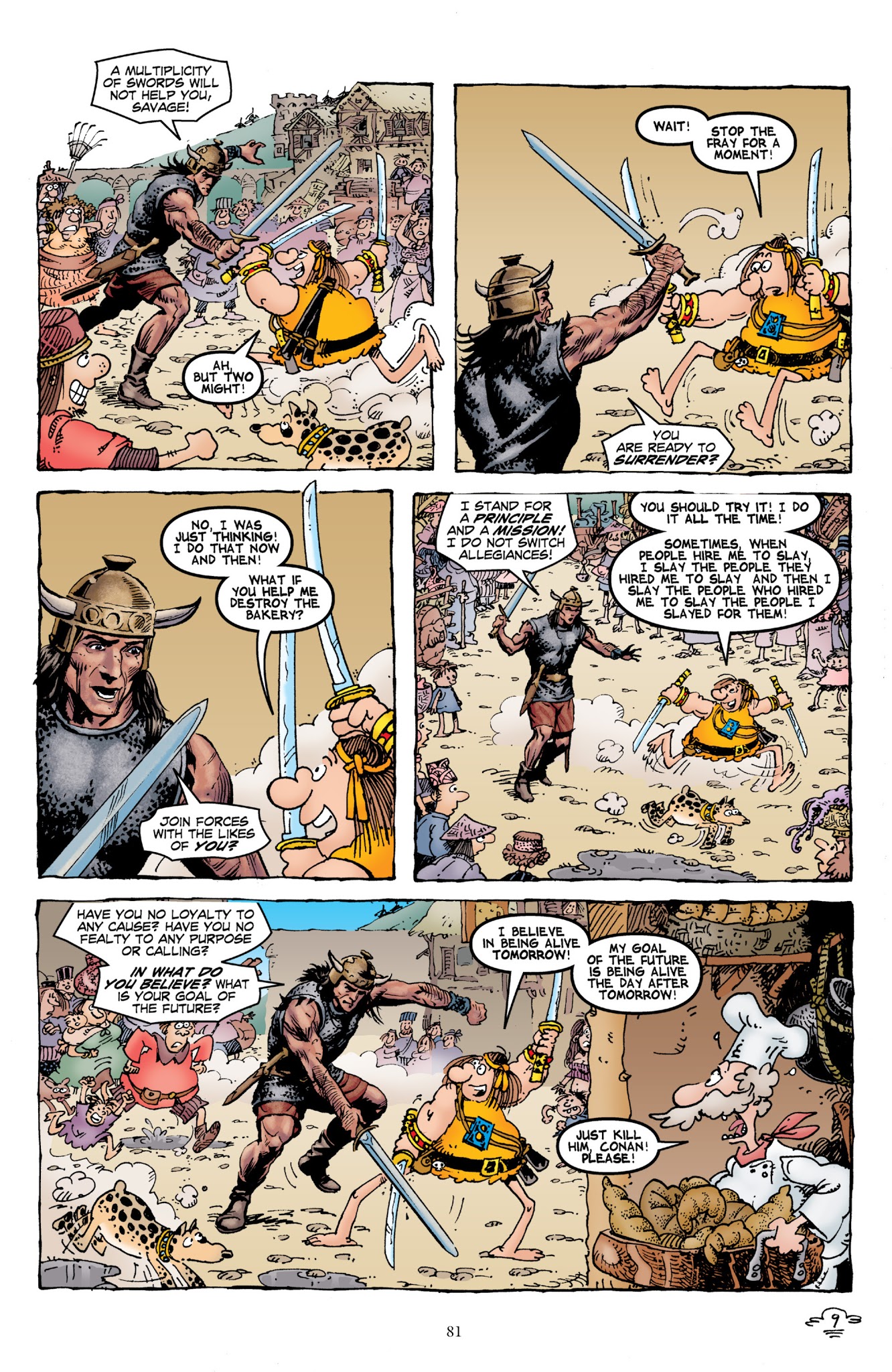 Read online Groo vs. Conan comic -  Issue # TPB - 83