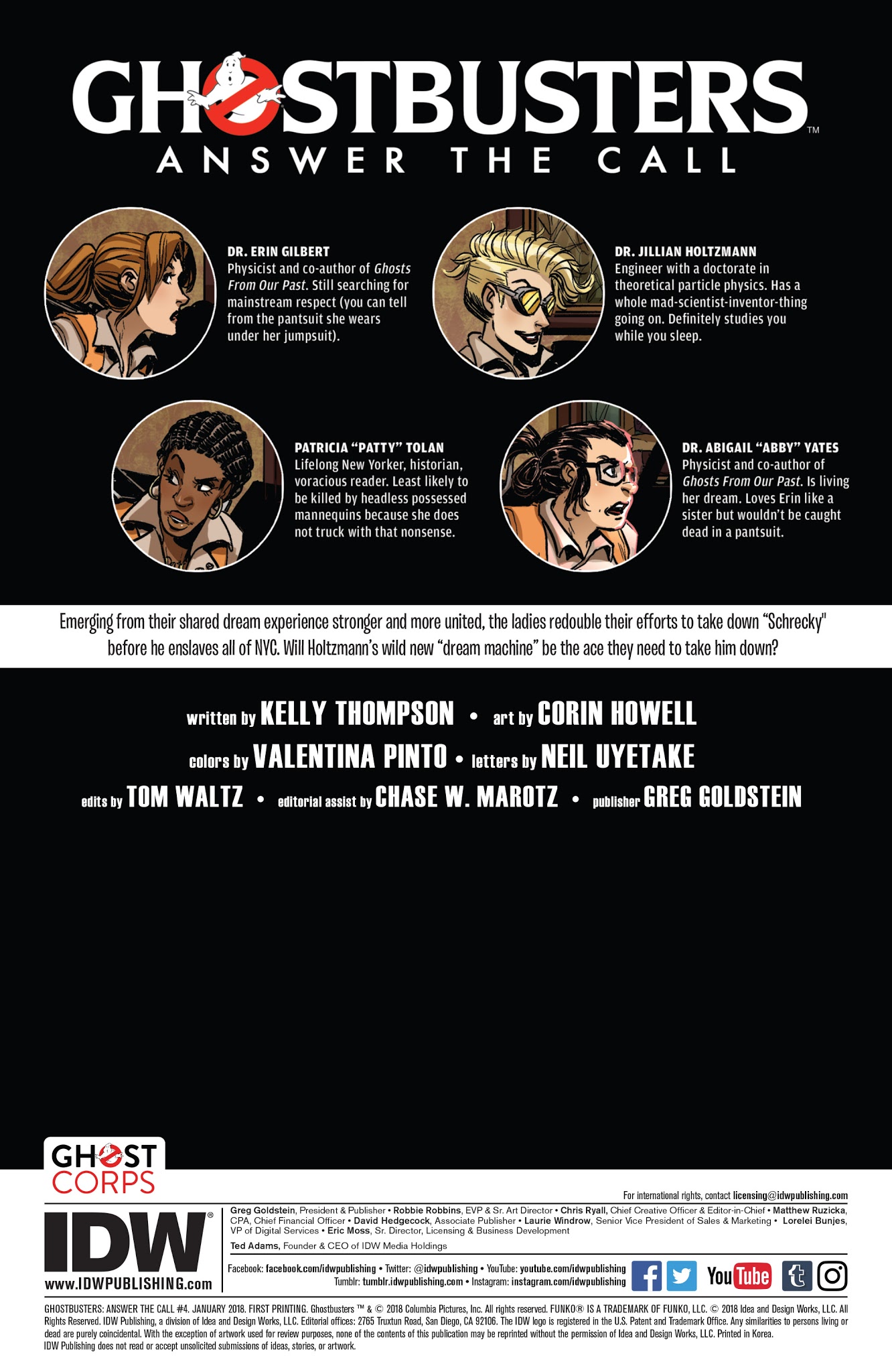 Read online Ghostbusters: Answer the Call comic -  Issue #4 - 2