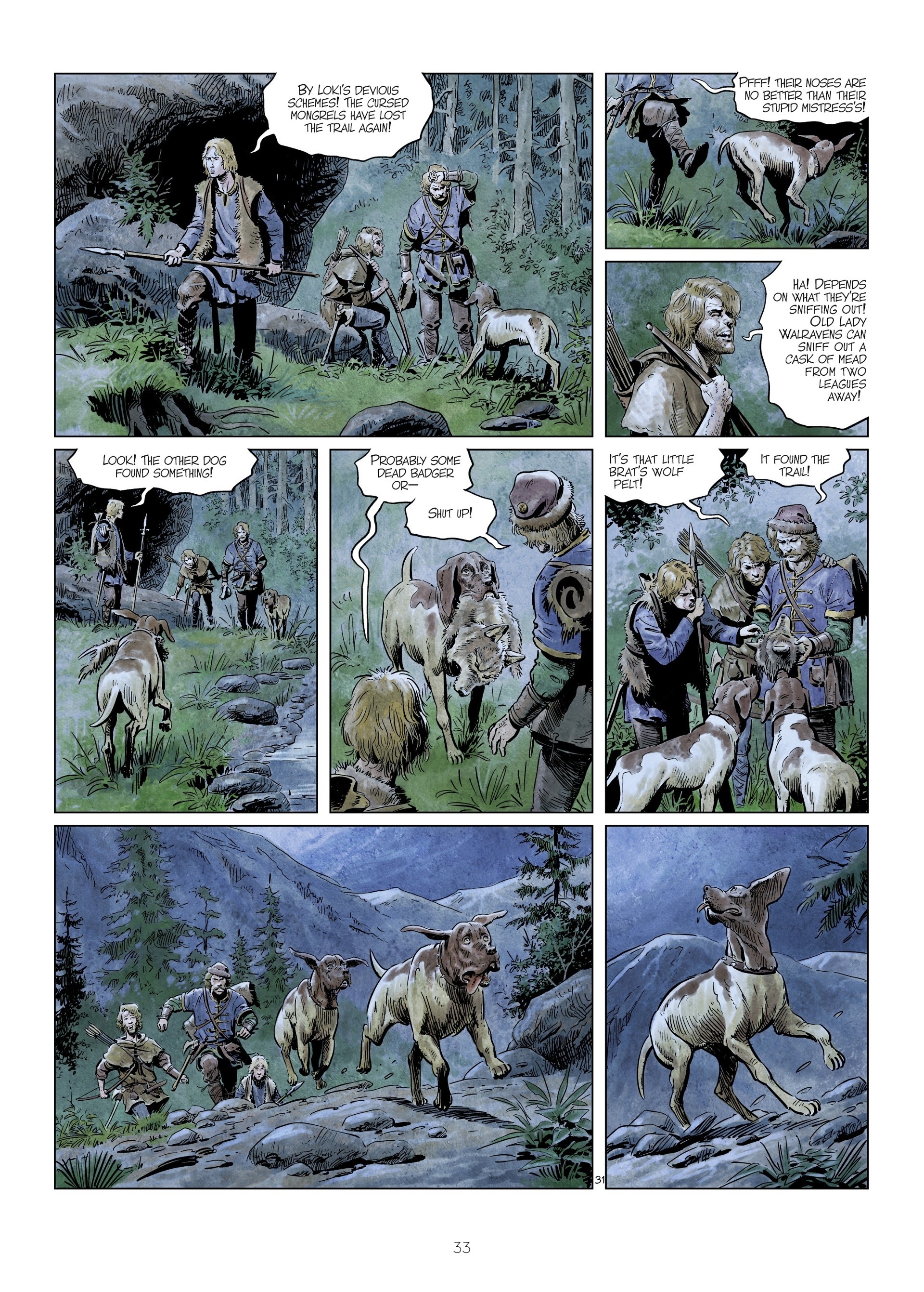 Read online The World of Thorgal: Wolfcub comic -  Issue #4 - 35
