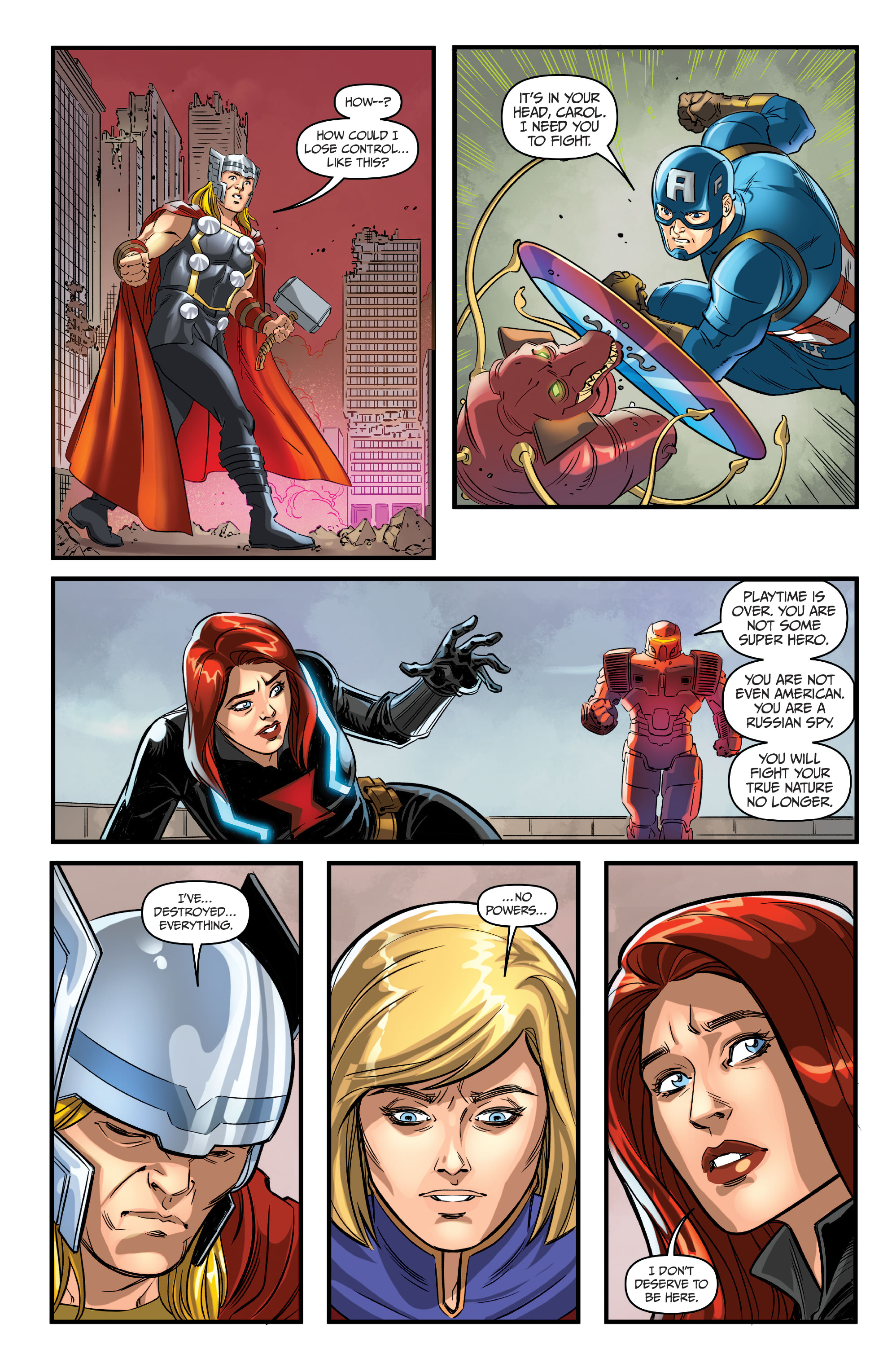 Read online Marvel Action: Avengers comic -  Issue #9 - 13