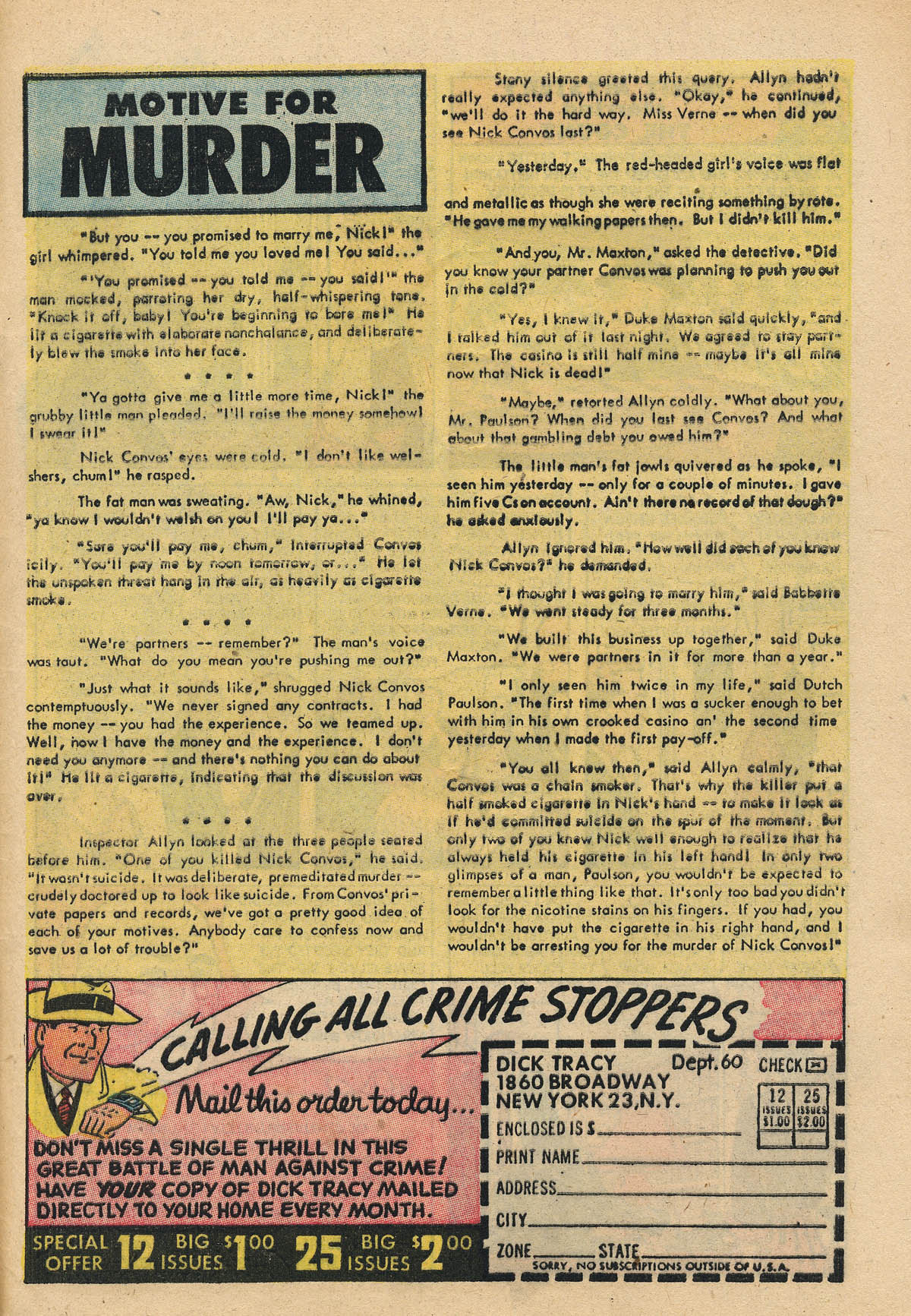 Read online Dick Tracy comic -  Issue #60 - 31