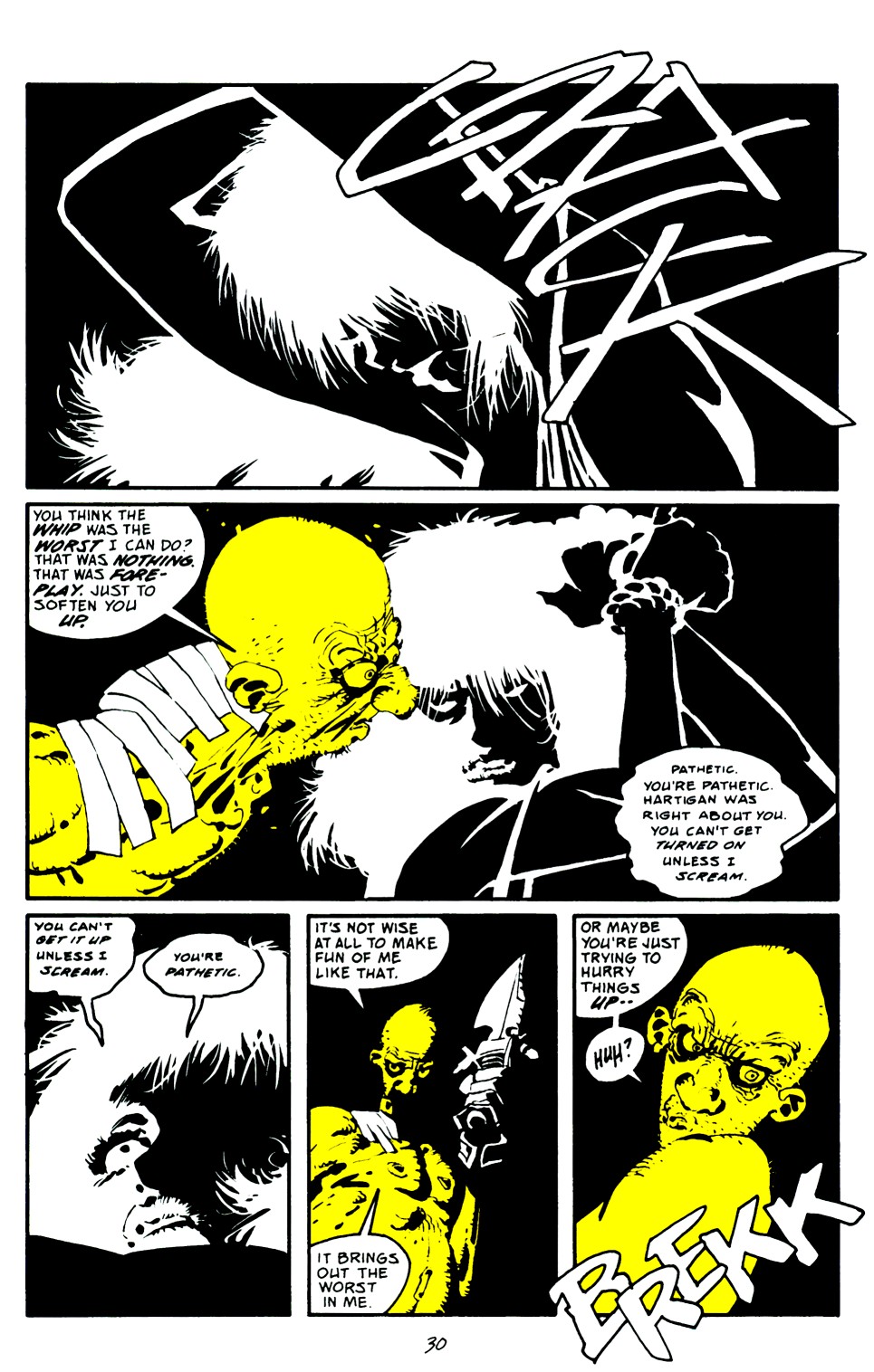 Read online Sin City: That Yellow Bastard comic -  Issue #6 - 30