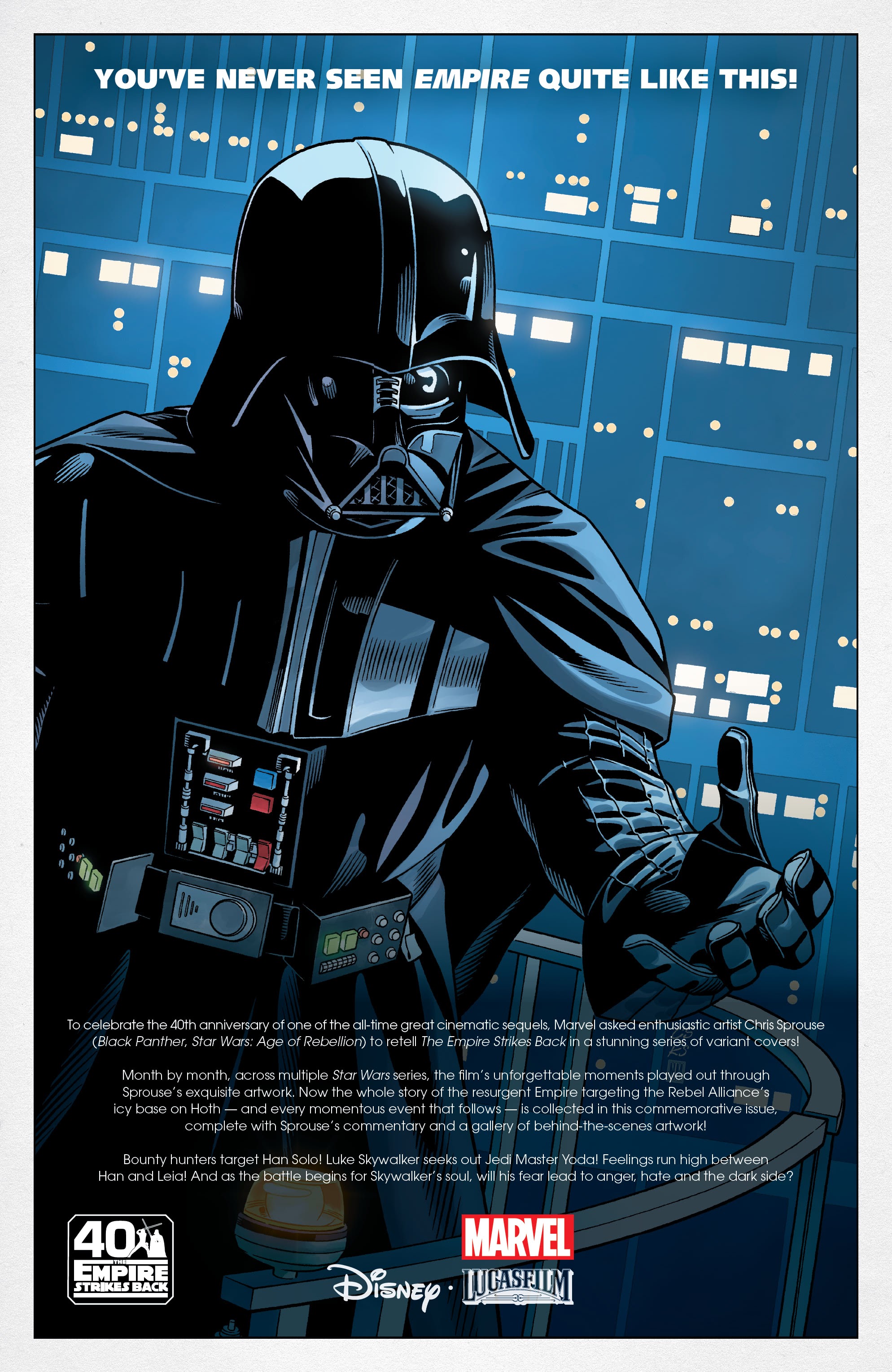 Read online Star Wars: The Empire Strikes Back - The 40th Anniversary Covers by Chris Sprouse comic -  Issue # Full - 56